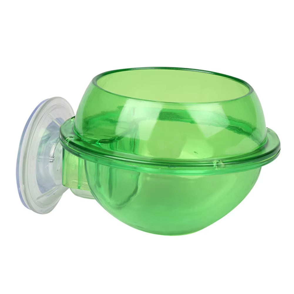 Suction Cup Reptile Feeder, Reptile Water Bowl Worm Dish Gecko Feeder Chameleon Bowl, Reptile Ledge Accessories Supplies