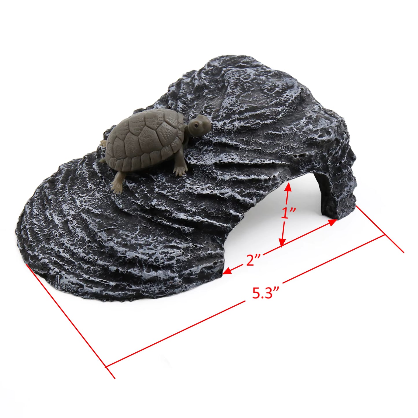 Reptile Float Island Turtle Basking Platform Simulated Lawn Aquarium Turtle Ladder Climbing Fish Tank Habitat Accessories