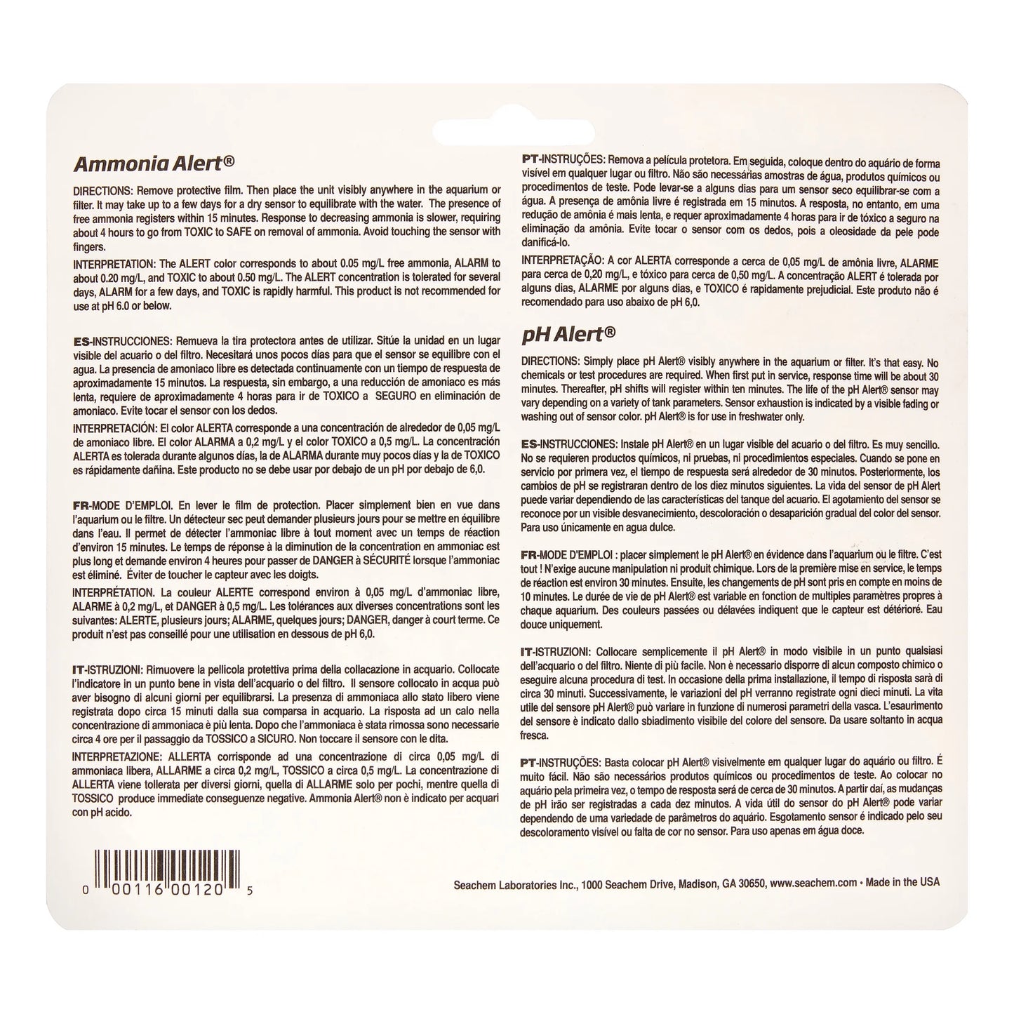 Ammonia Alerts Combo Pack