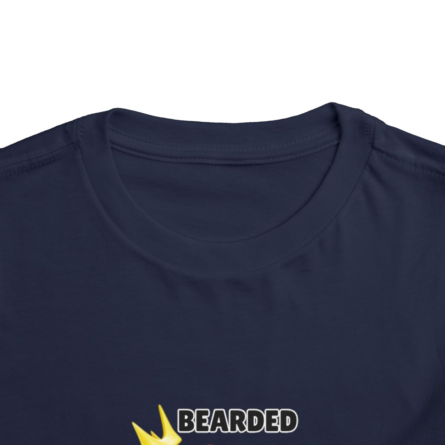 Toddler Sizes: Bearded & Brilliant Bearded Dragon Crown Toddler Tee - Fun Kids Reptile T-Shirt, Playdate Outfit, Unique Toddler Fashion, Cute Child's Clothing
