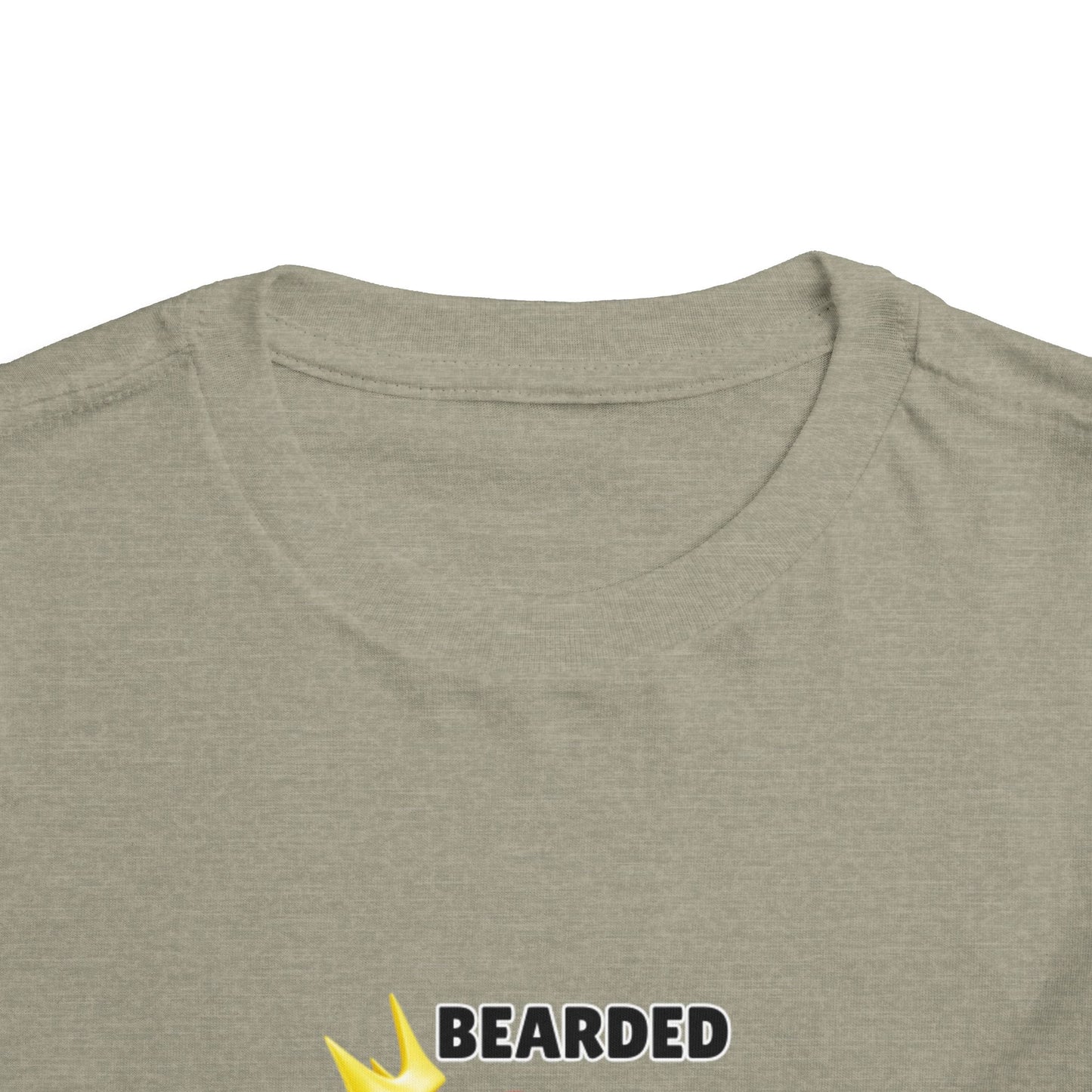 Toddler Sizes: Bearded & Brilliant Bearded Dragon Crown Toddler Tee - Fun Kids Reptile T-Shirt, Playdate Outfit, Unique Toddler Fashion, Cute Child's Clothing