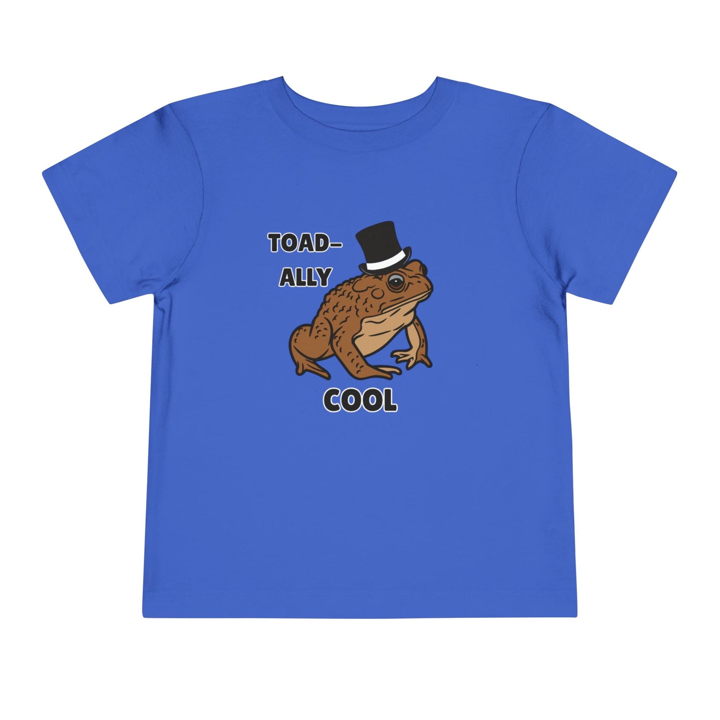 Toddler Sizes: Toad-ally Cool Toad Toddler Tee, Cute Kids Apparel, Fun T-Shirt for Birthdays, Gifts for Animal Lovers, Playful Summer Clothing