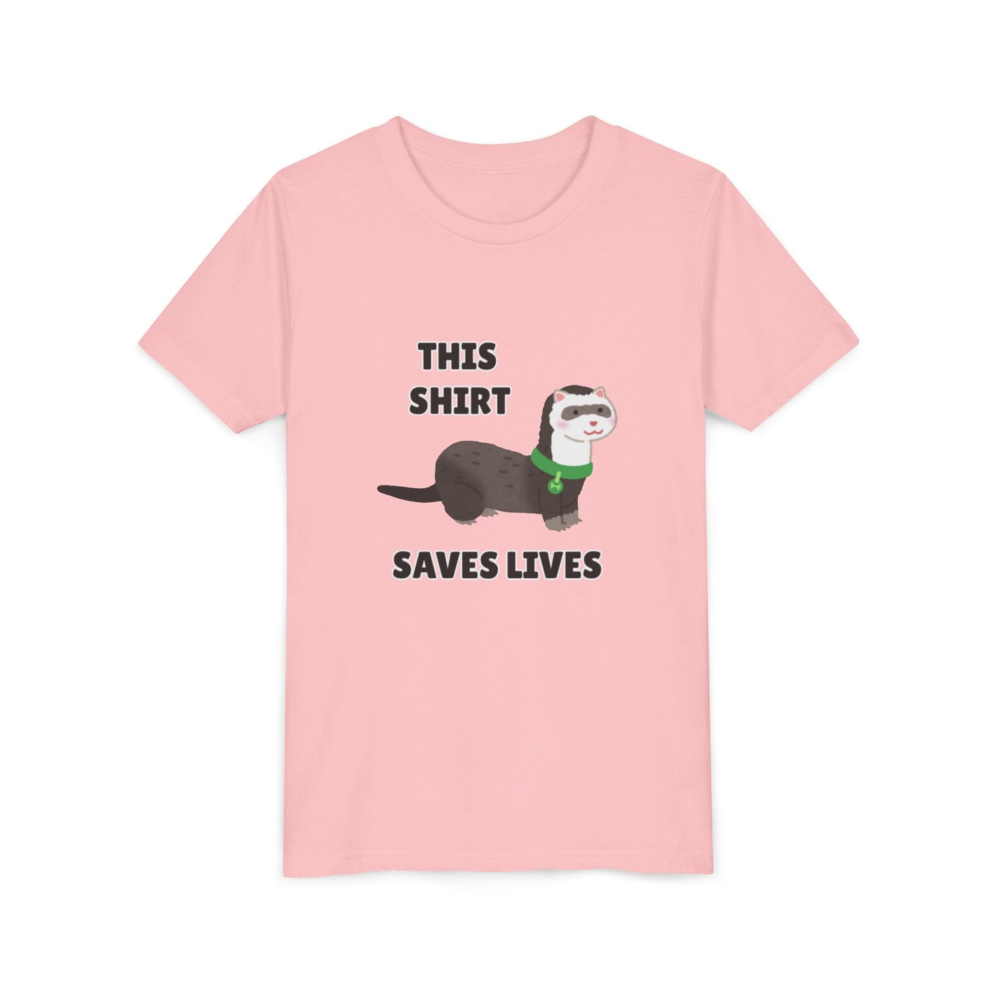 Funny Animal Youth Tee, 'This Shirt Saves Lives' T-Shirt, Cute Kids Shirt, Animal Lover Gift, Animal Rescue