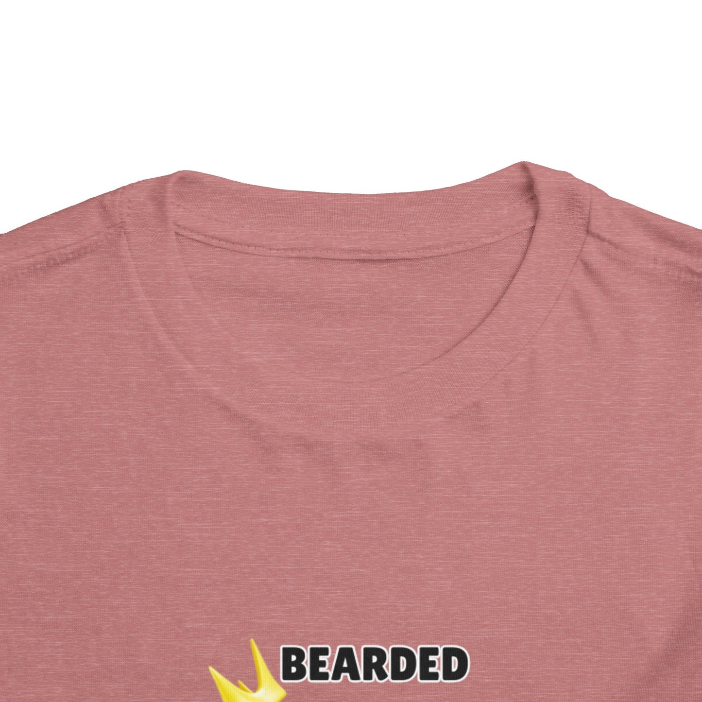 Toddler Sizes: Bearded & Brilliant Bearded Dragon Crown Toddler Tee - Fun Kids Reptile T-Shirt, Playdate Outfit, Unique Toddler Fashion, Cute Child's Clothing