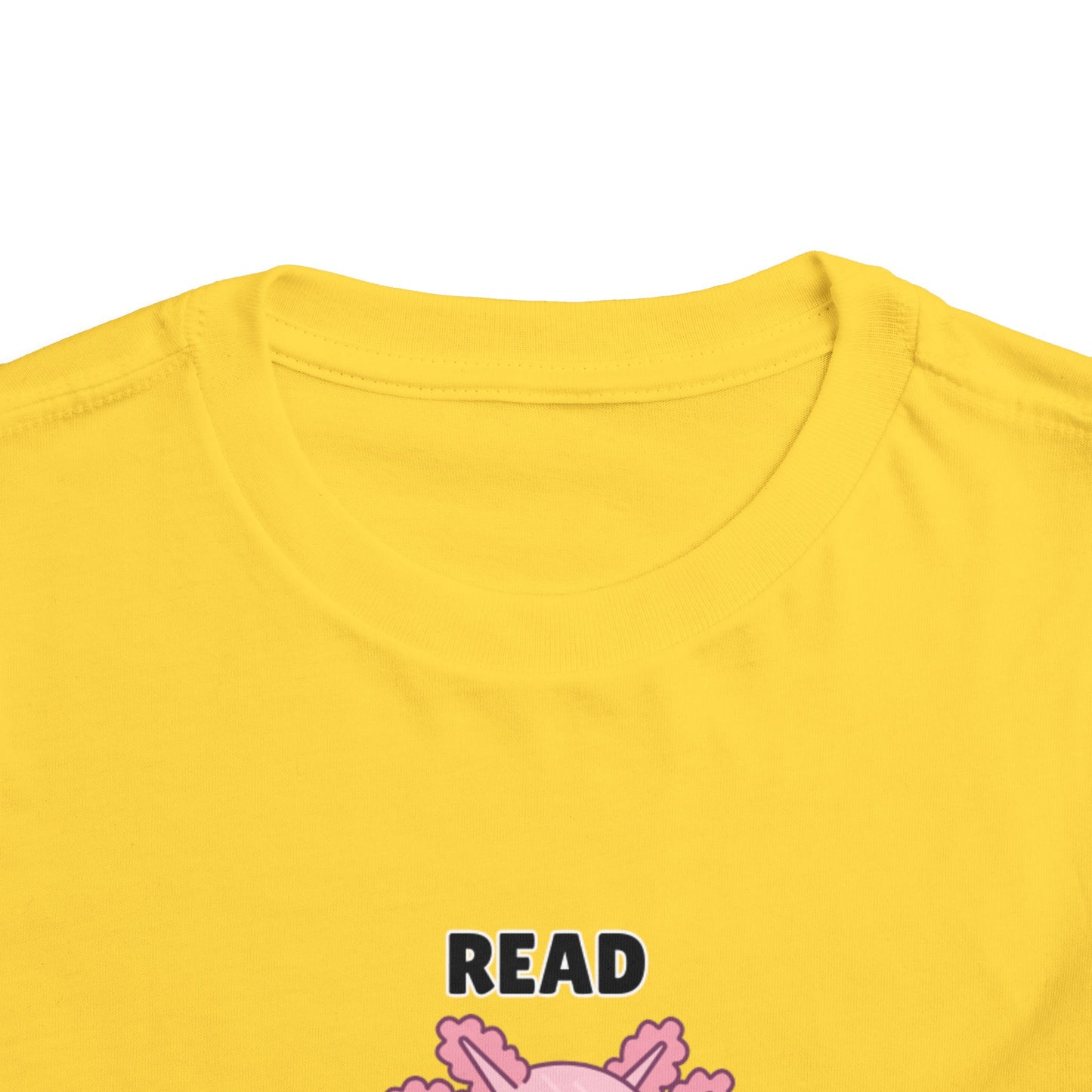 Toddler Sizes: Read Alotl Axolotl Cute Toddler Tee - "Read Alotl" Design, Kids' Short Sleeve T-Shirt, Gift for Book Lovers, Fun Reading Apparel, Toddler Gift Idea
