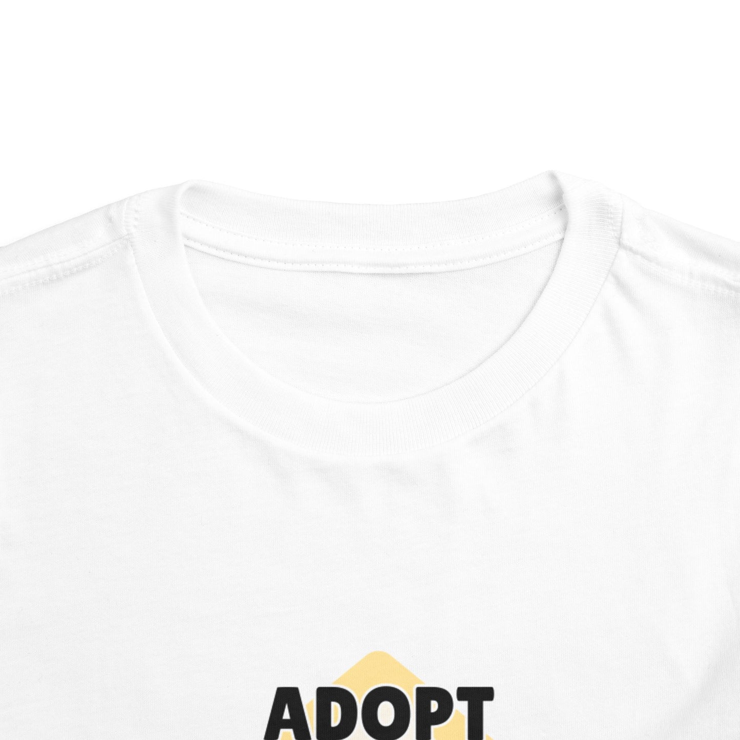 Toddler Sizes: Adopt Don't Shop Toddler Tee, Animal Rescue, Cute Animal Lover Shirt, Kids Apparel, Pet Adoption Awareness, Gift for Animal Lovers
