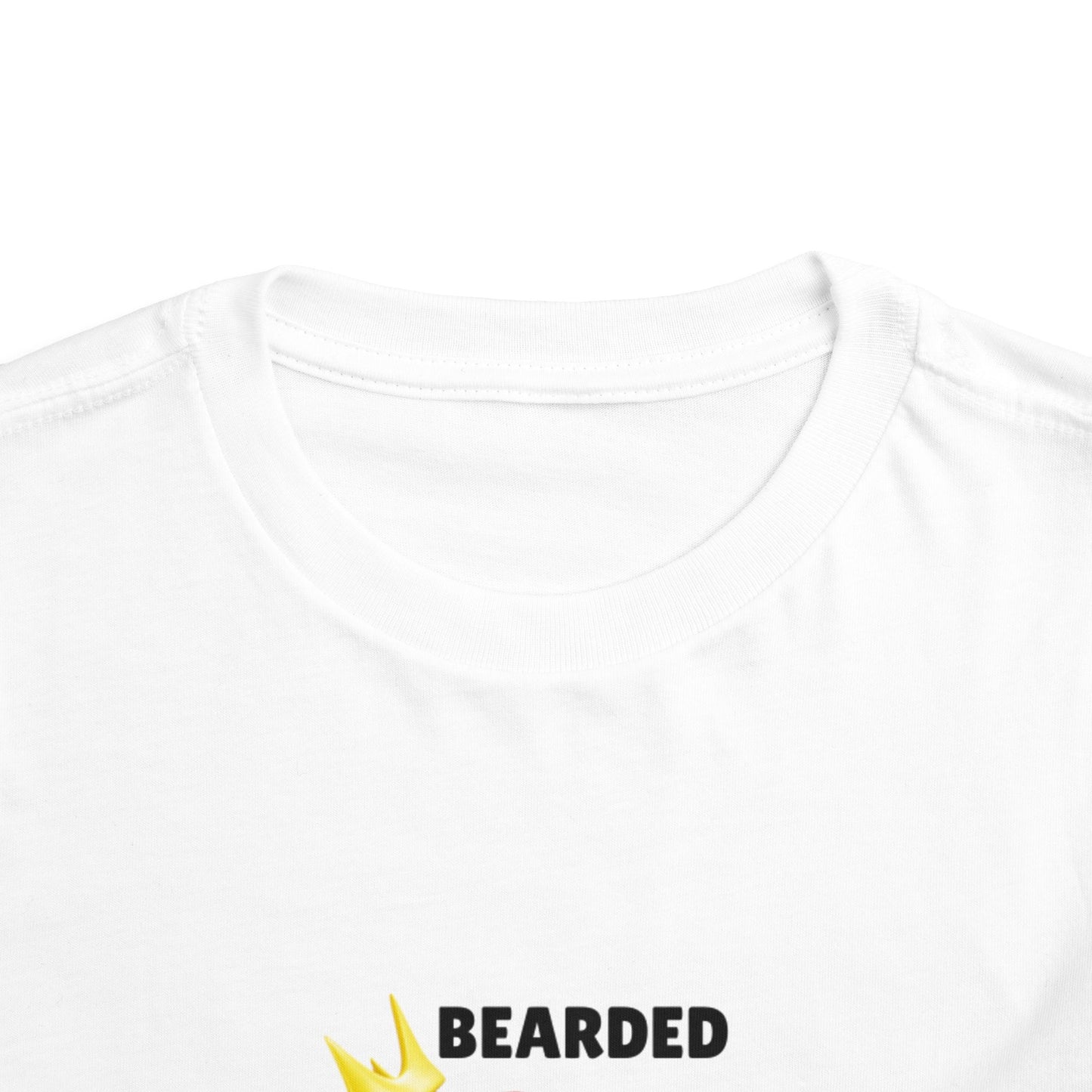 Toddler Sizes: Bearded & Brilliant Bearded Dragon Crown Toddler Tee - Fun Kids Reptile T-Shirt, Playdate Outfit, Unique Toddler Fashion, Cute Child's Clothing