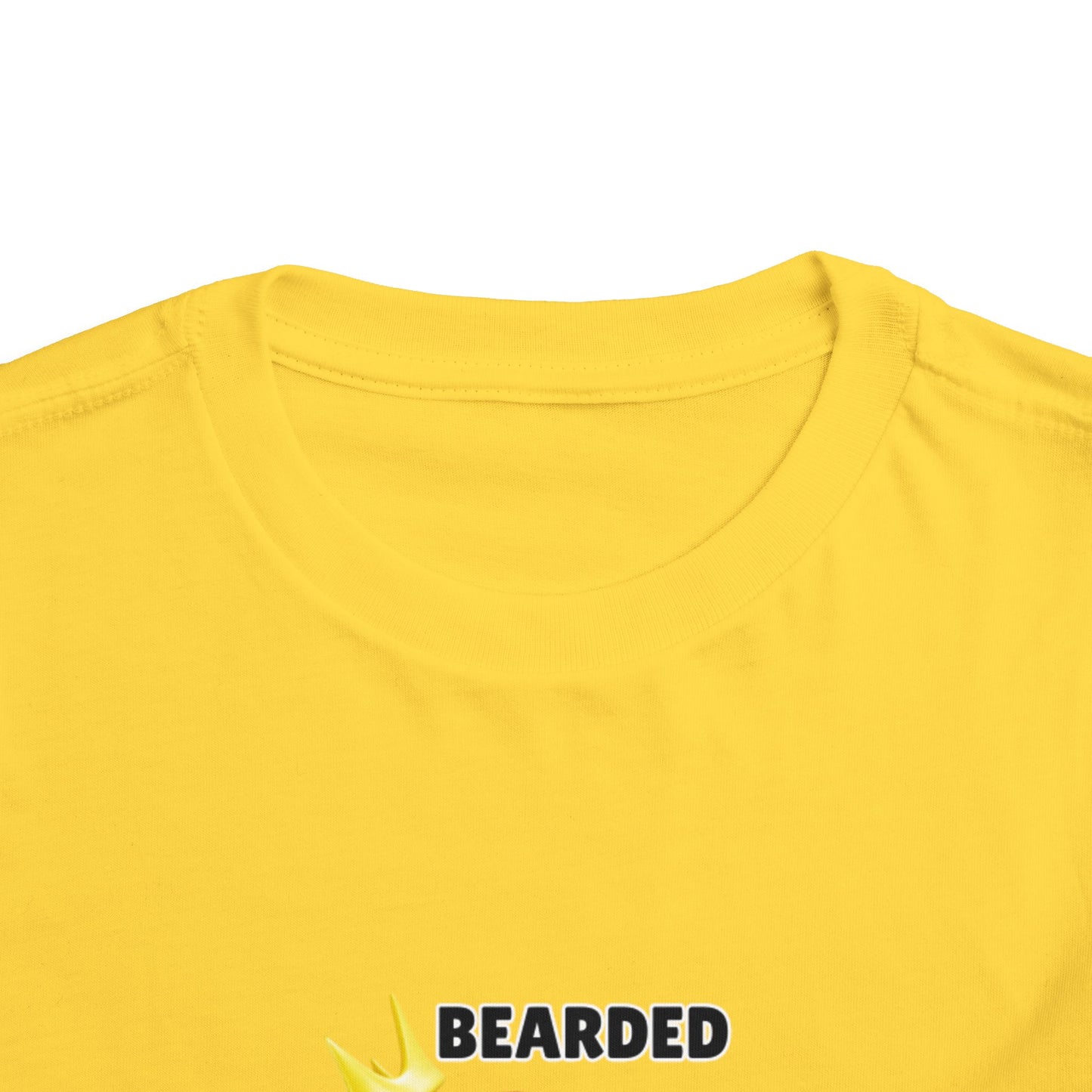 Toddler Sizes: Bearded & Brilliant Bearded Dragon Crown Toddler Tee - Fun Kids Reptile T-Shirt, Playdate Outfit, Unique Toddler Fashion, Cute Child's Clothing
