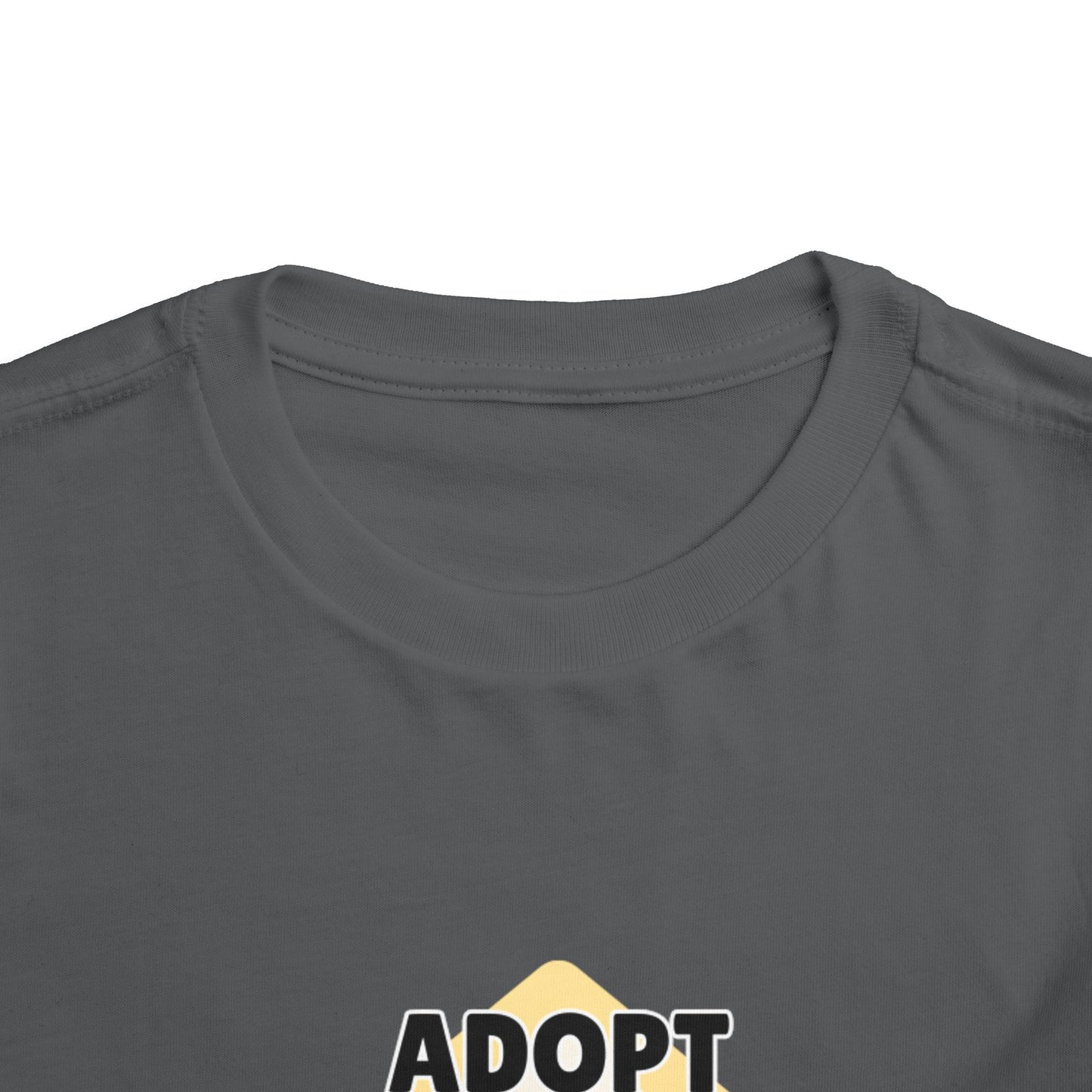 Toddler Sizes: Adopt Don't Shop Toddler Tee, Animal Rescue, Cute Animal Lover Shirt, Kids Apparel, Pet Adoption Awareness, Gift for Animal Lovers