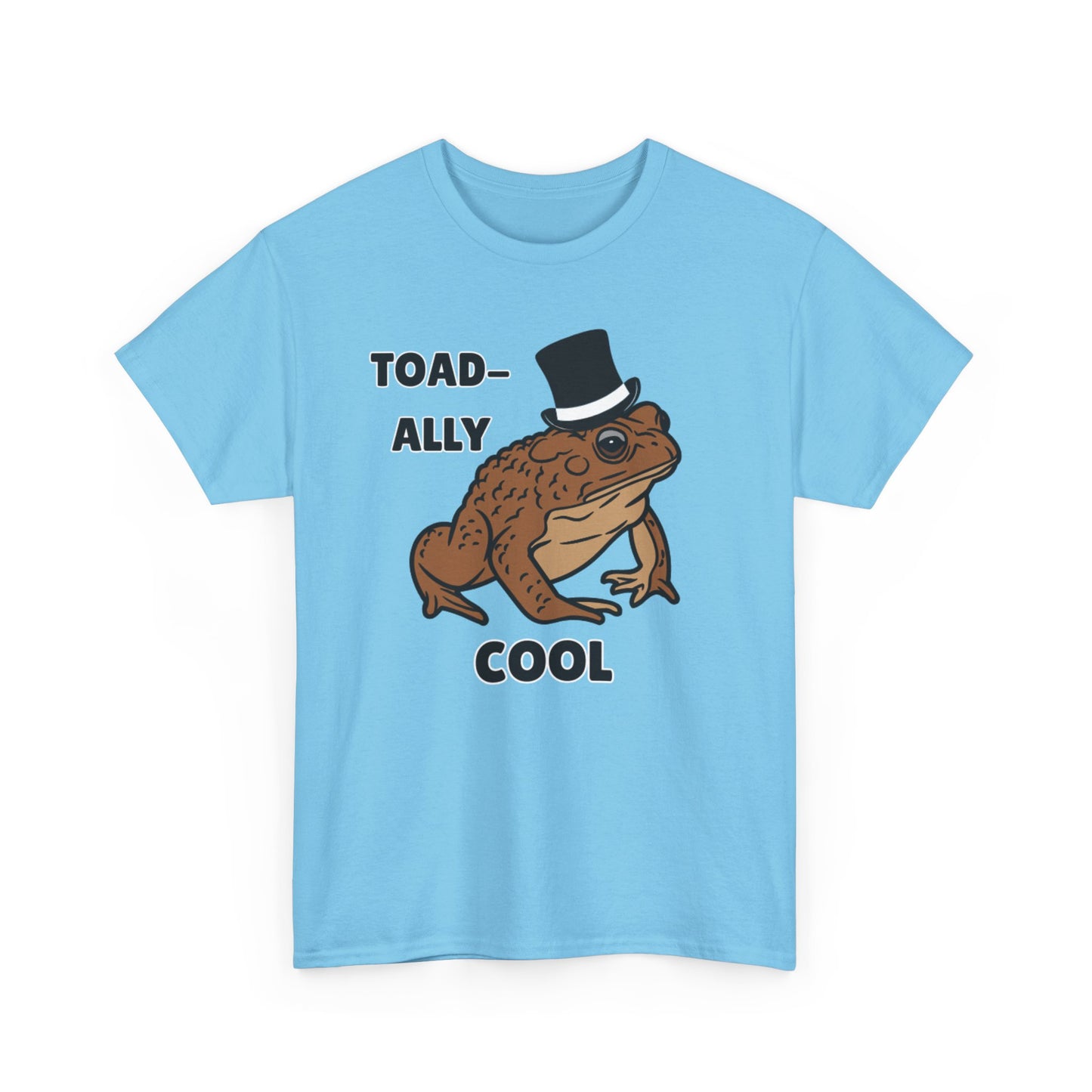 Adult Sizes: Toadally Cool Toad and Frog Tee, Unisex Cotton Shirt, Funny Frog Clothing, Gift for Nature Lovers, Casual Wear for Any Occasion