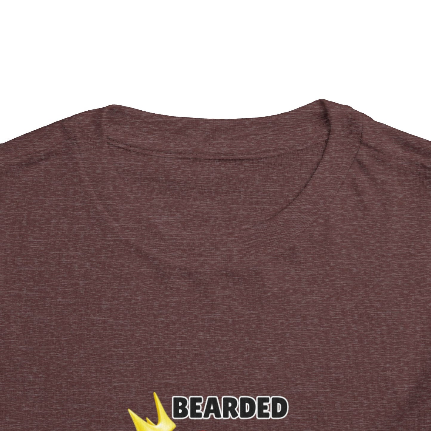 Toddler Sizes: Bearded & Brilliant Bearded Dragon Crown Toddler Tee - Fun Kids Reptile T-Shirt, Playdate Outfit, Unique Toddler Fashion, Cute Child's Clothing