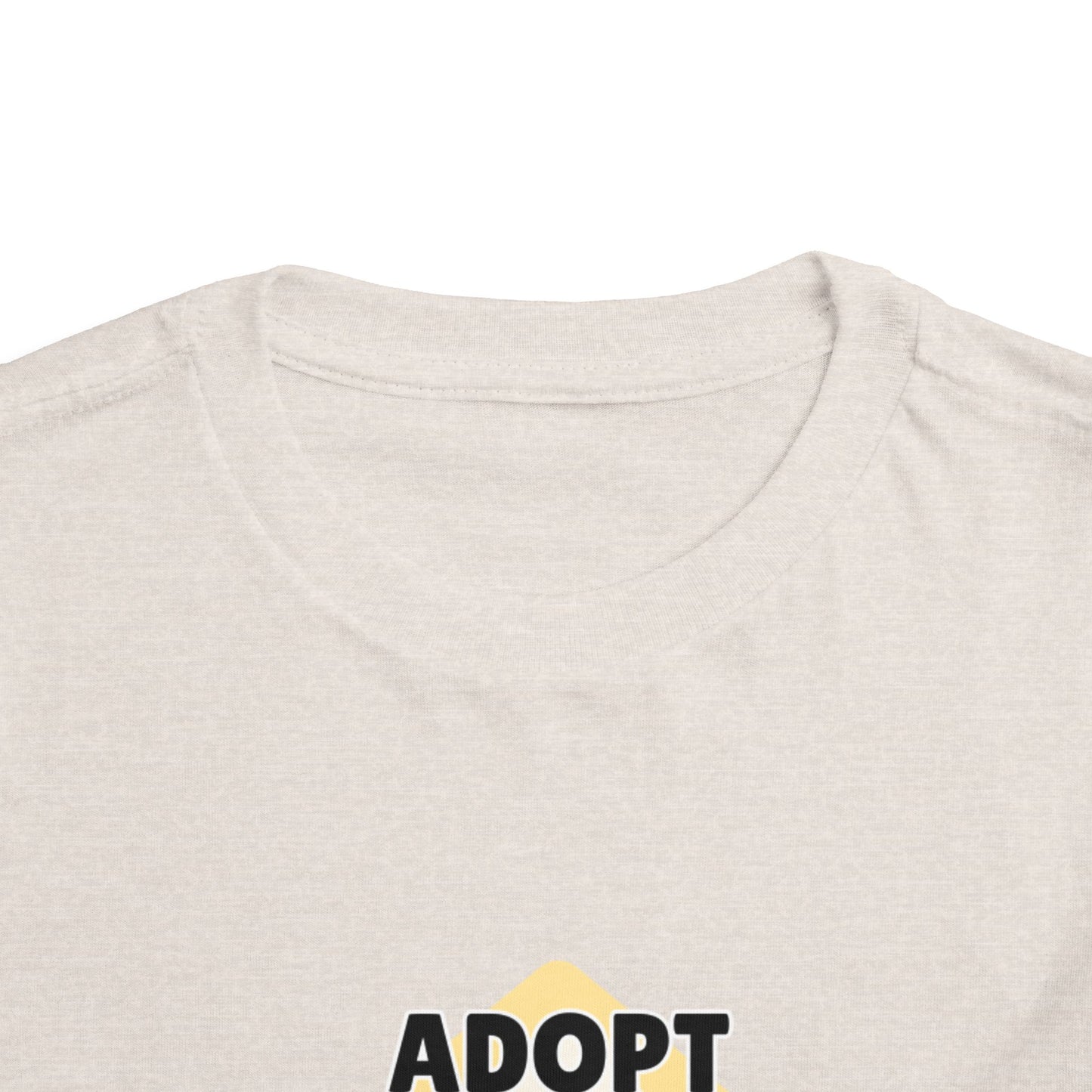 Toddler Sizes: Adopt Don't Shop Toddler Tee, Animal Rescue, Cute Animal Lover Shirt, Kids Apparel, Pet Adoption Awareness, Gift for Animal Lovers