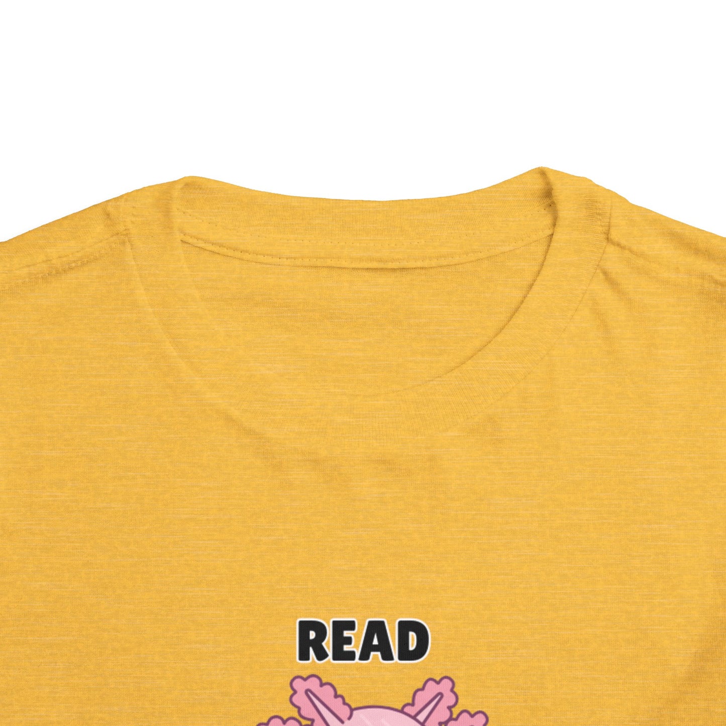 Toddler Sizes: Read Alotl Axolotl Cute Toddler Tee - "Read Alotl" Design, Kids' Short Sleeve T-Shirt, Gift for Book Lovers, Fun Reading Apparel, Toddler Gift Idea