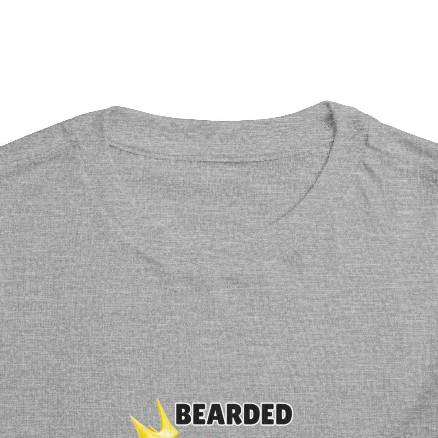 Toddler Sizes: Bearded & Brilliant Bearded Dragon Crown Toddler Tee - Fun Kids Reptile T-Shirt, Playdate Outfit, Unique Toddler Fashion, Cute Child's Clothing