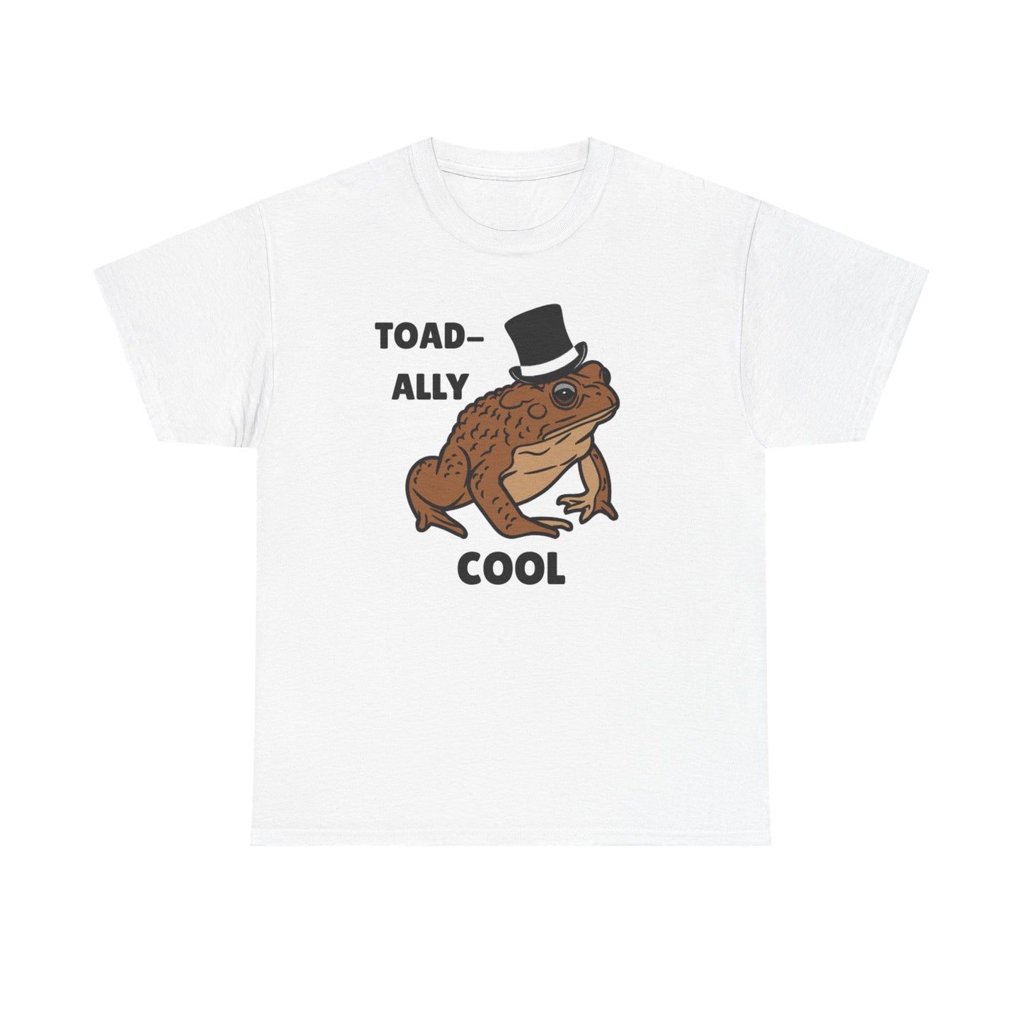 Adult Sizes: Toadally Cool Toad and Frog Tee, Unisex Cotton Shirt, Funny Frog Clothing, Gift for Nature Lovers, Casual Wear for Any Occasion