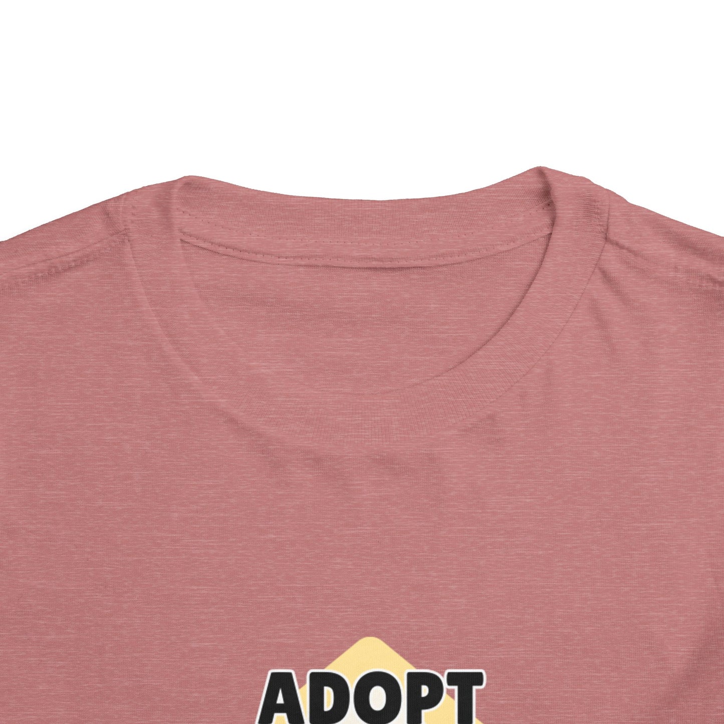 Toddler Sizes: Adopt Don't Shop Toddler Tee, Animal Rescue, Cute Animal Lover Shirt, Kids Apparel, Pet Adoption Awareness, Gift for Animal Lovers