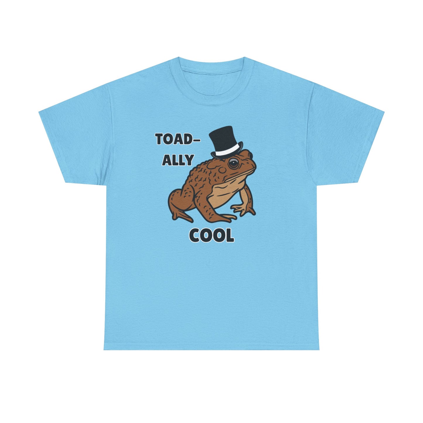 Adult Sizes: Toadally Cool Toad and Frog Tee, Unisex Cotton Shirt, Funny Frog Clothing, Gift for Nature Lovers, Casual Wear for Any Occasion