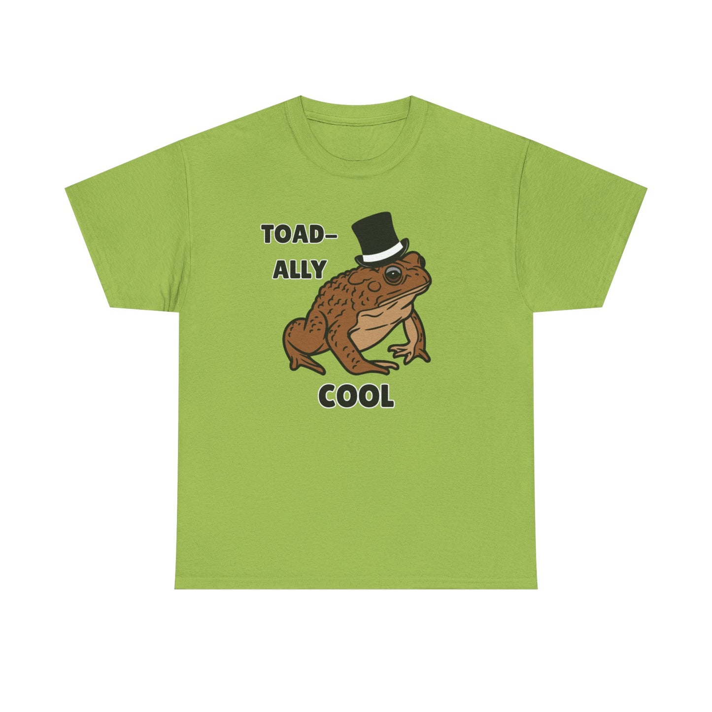 Adult Sizes: Toadally Cool Toad and Frog Tee, Unisex Cotton Shirt, Funny Frog Clothing, Gift for Nature Lovers, Casual Wear for Any Occasion