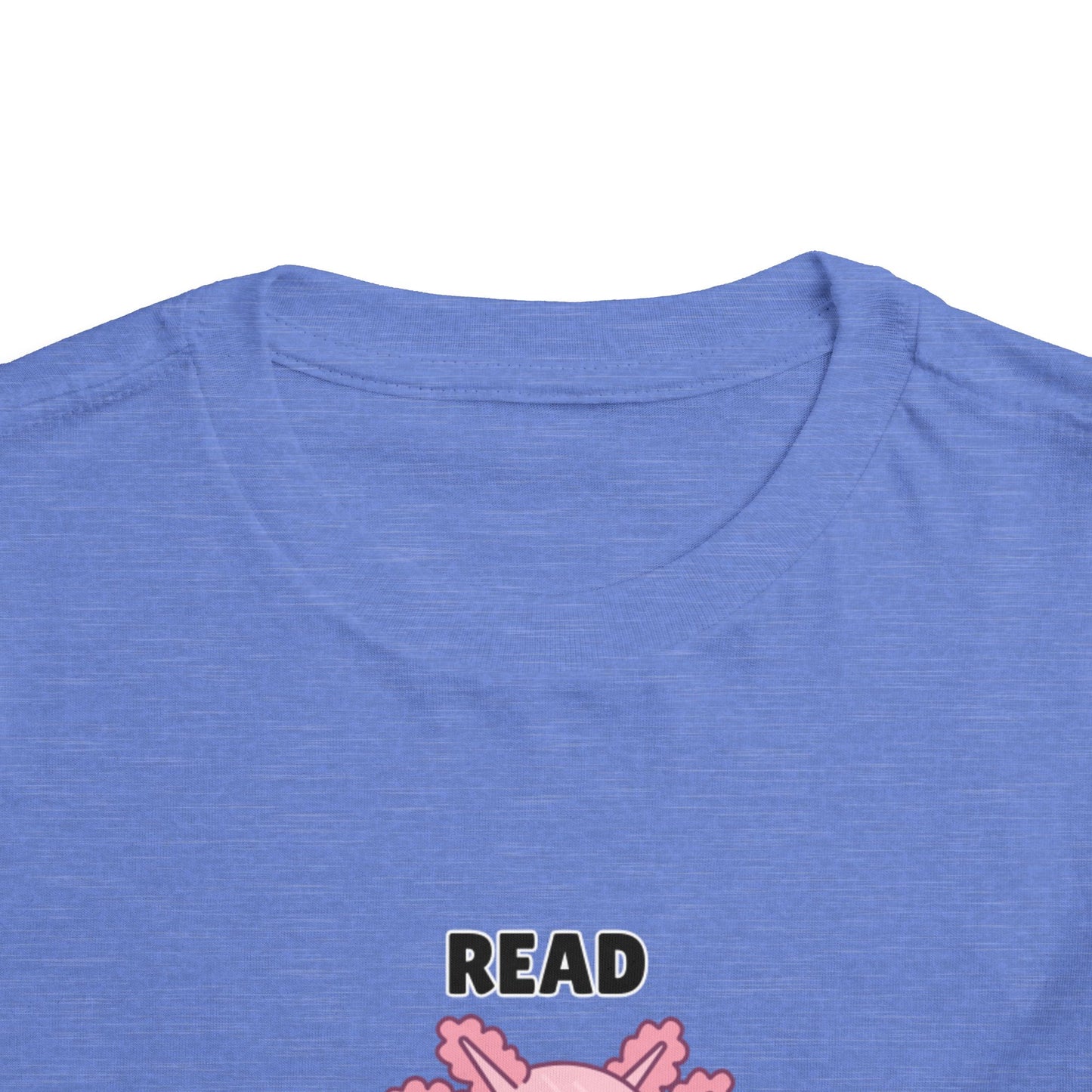 Toddler Sizes: Read Alotl Axolotl Cute Toddler Tee - "Read Alotl" Design, Kids' Short Sleeve T-Shirt, Gift for Book Lovers, Fun Reading Apparel, Toddler Gift Idea
