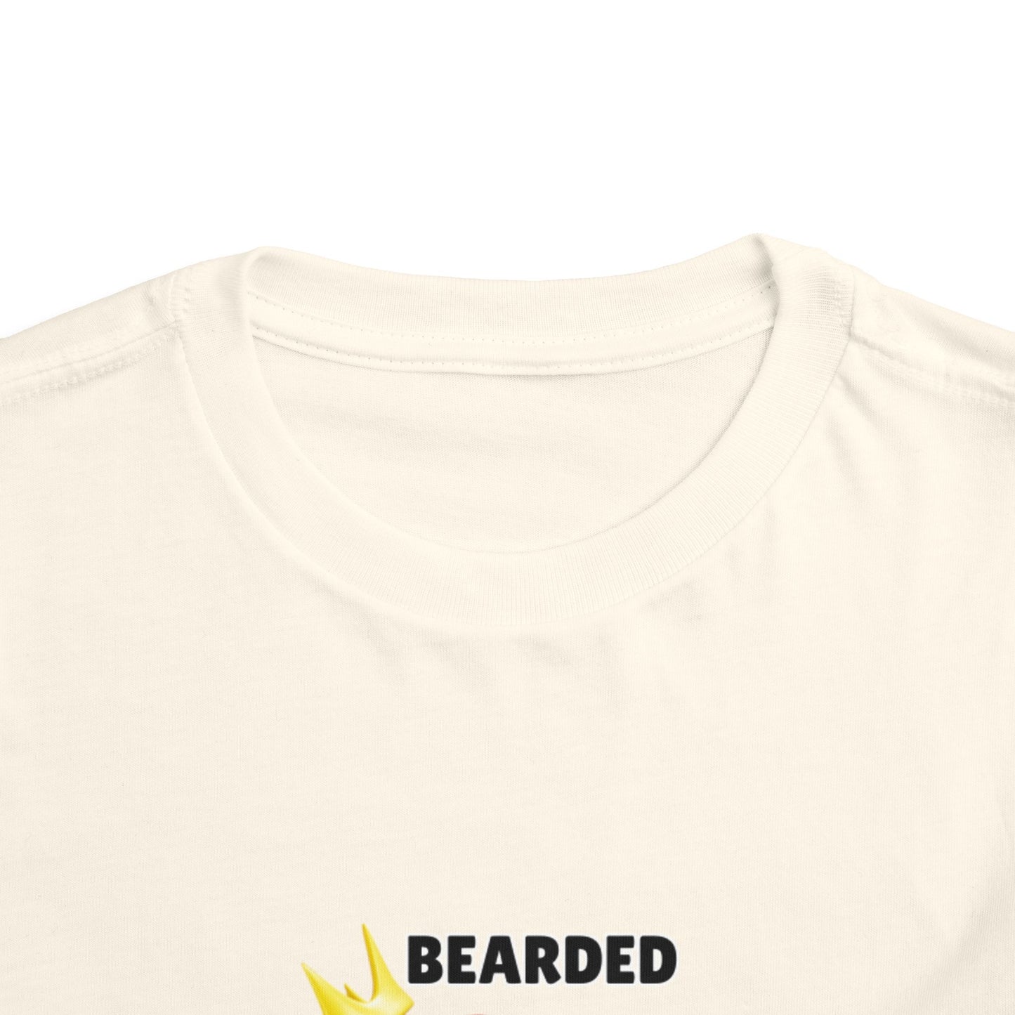 Toddler Sizes: Bearded & Brilliant Bearded Dragon Crown Toddler Tee - Fun Kids Reptile T-Shirt, Playdate Outfit, Unique Toddler Fashion, Cute Child's Clothing