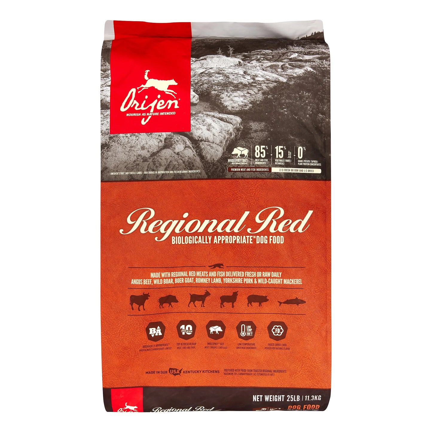Regional Red Biologically Appropriate Red Meat & Fish Dry Dog Food, 13 Lb