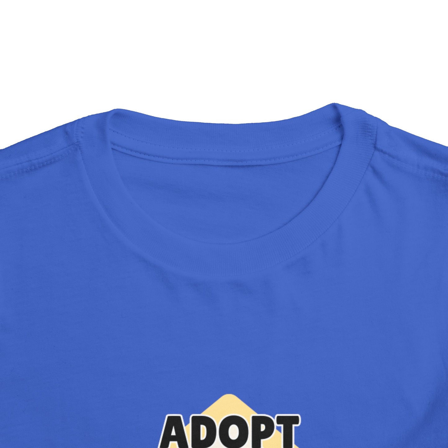 Toddler Sizes: Adopt Don't Shop Toddler Tee, Animal Rescue, Cute Animal Lover Shirt, Kids Apparel, Pet Adoption Awareness, Gift for Animal Lovers