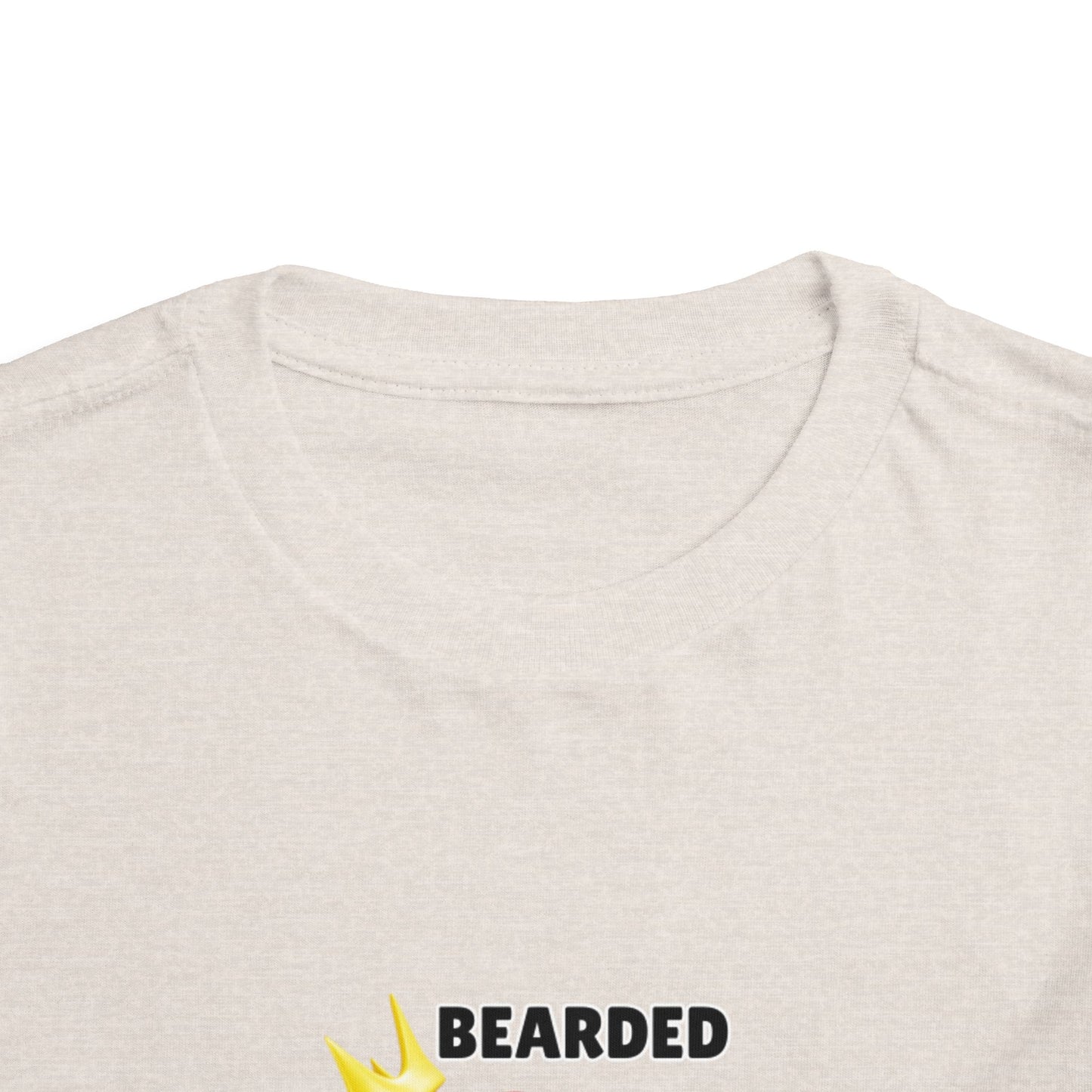 Toddler Sizes: Bearded & Brilliant Bearded Dragon Crown Toddler Tee - Fun Kids Reptile T-Shirt, Playdate Outfit, Unique Toddler Fashion, Cute Child's Clothing