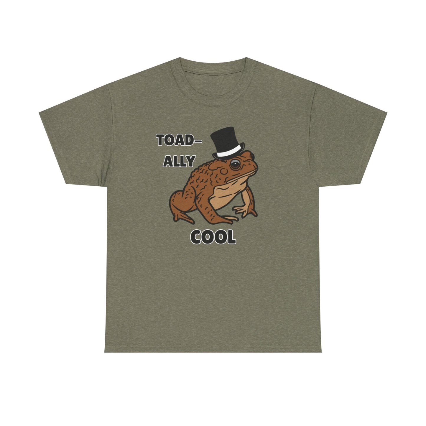 Adult Sizes: Toadally Cool Toad and Frog Tee, Unisex Cotton Shirt, Funny Frog Clothing, Gift for Nature Lovers, Casual Wear for Any Occasion