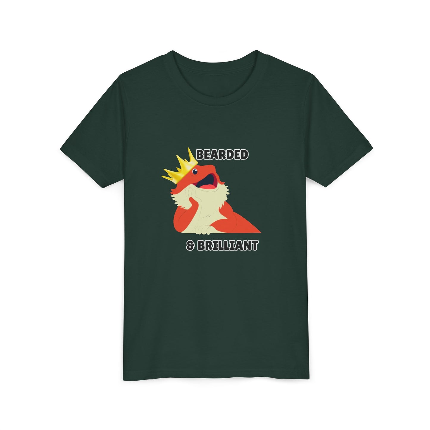 Bearded & Brilliant Bearded Dragon Youth Tee Kids T-Shirt