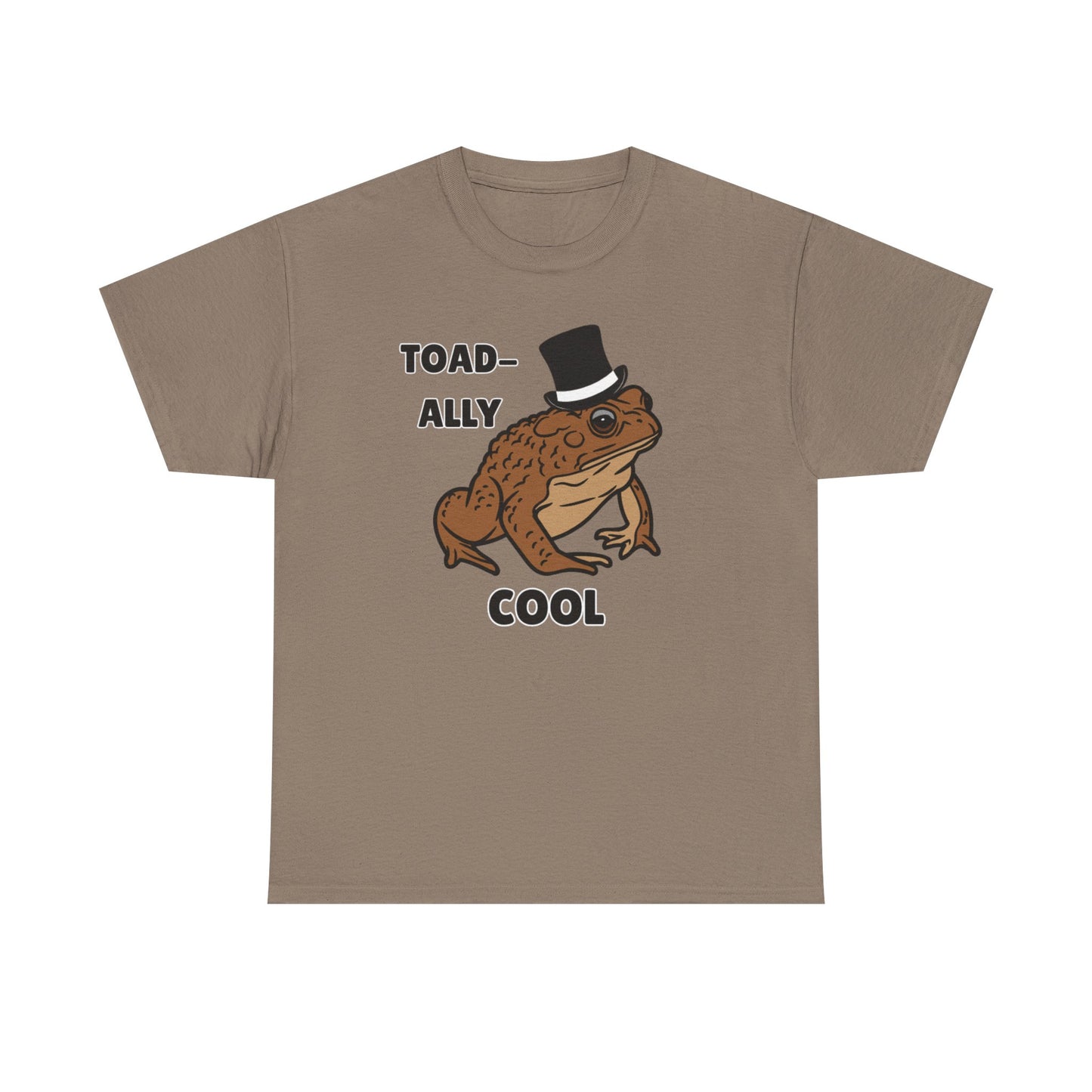 Adult Sizes: Toadally Cool Toad and Frog Tee, Unisex Cotton Shirt, Funny Frog Clothing, Gift for Nature Lovers, Casual Wear for Any Occasion