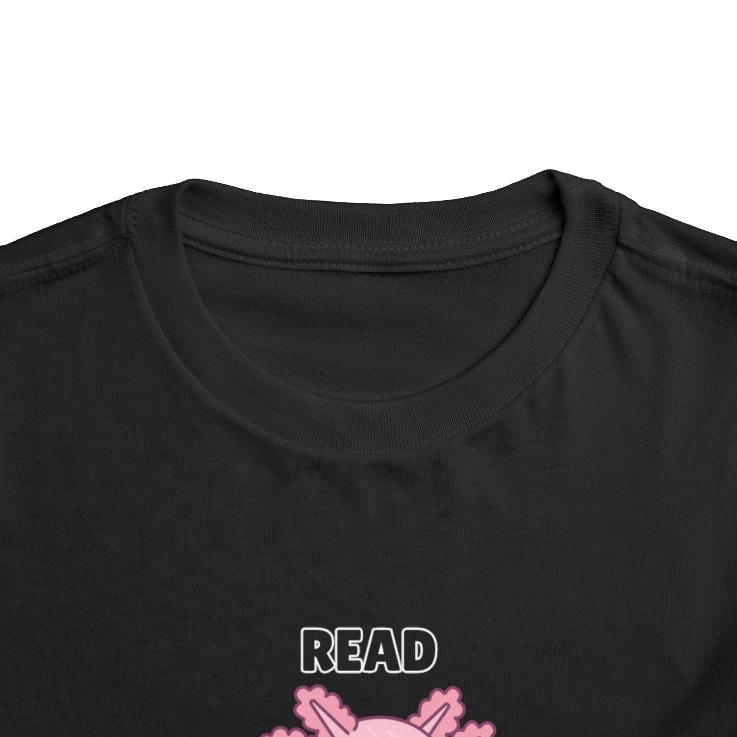 Toddler Sizes: Read Alotl Axolotl Cute Toddler Tee - "Read Alotl" Design, Kids' Short Sleeve T-Shirt, Gift for Book Lovers, Fun Reading Apparel, Toddler Gift Idea