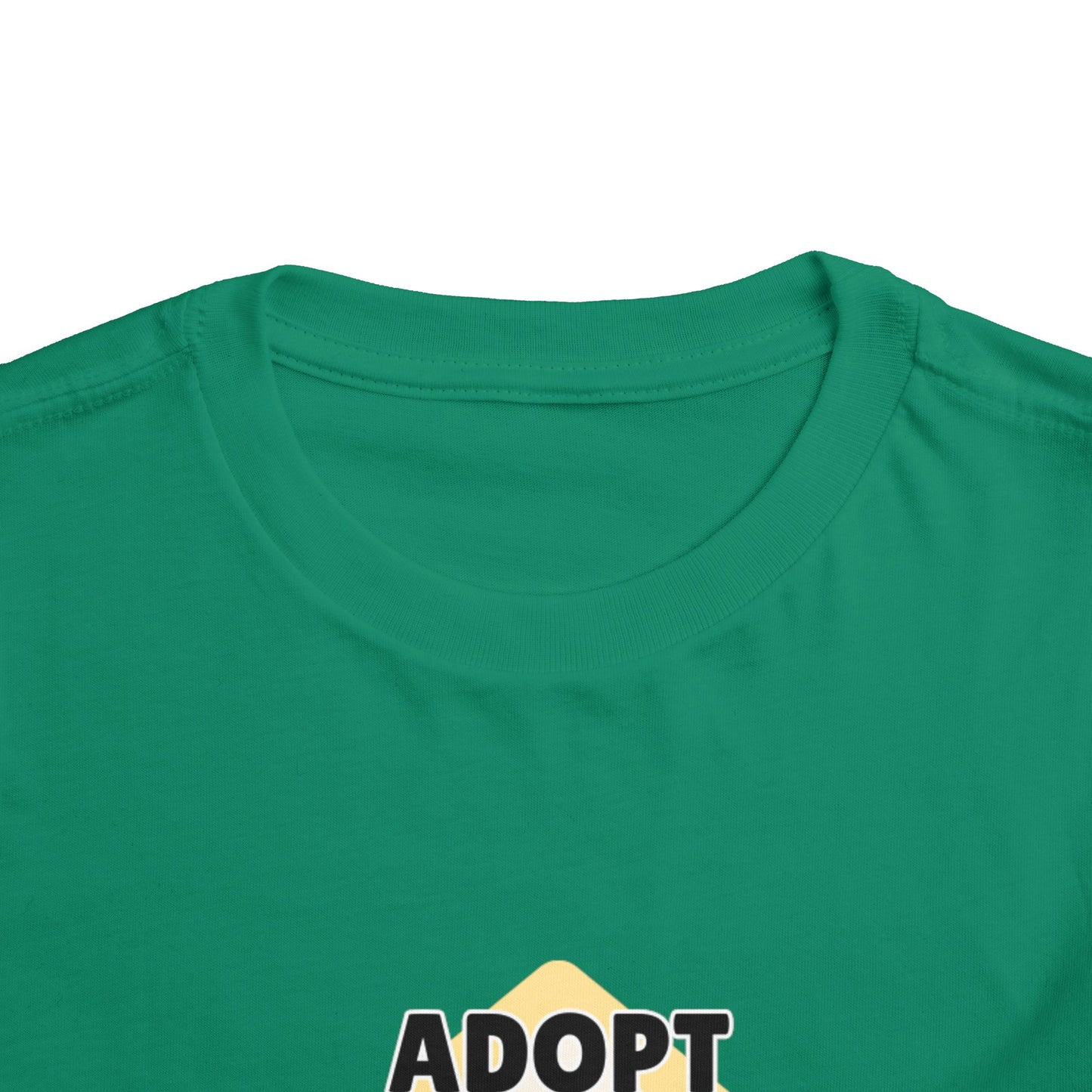 Toddler Sizes: Adopt Don't Shop Toddler Tee, Animal Rescue, Cute Animal Lover Shirt, Kids Apparel, Pet Adoption Awareness, Gift for Animal Lovers
