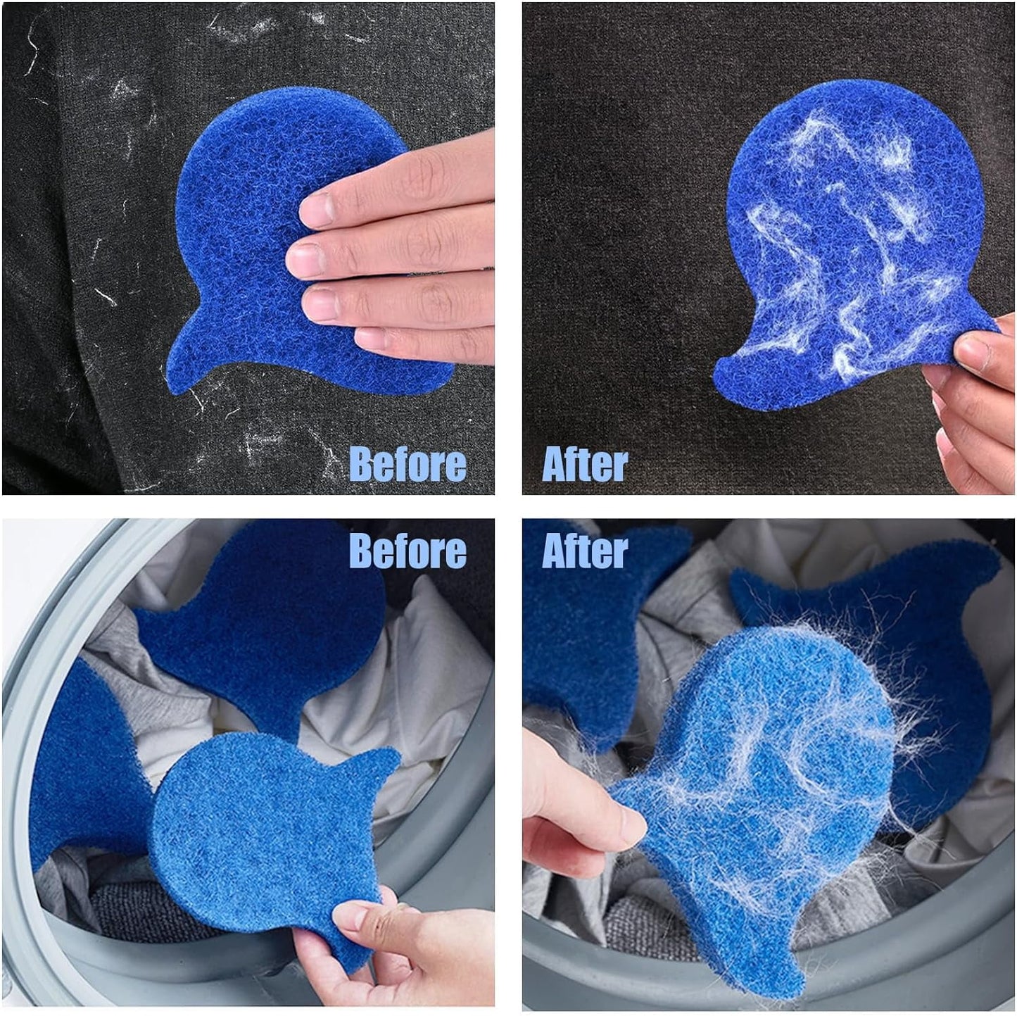 Pet Hair Remover for Laundry, 5 Pcs Pet Hair Remover Balls for Washing Machine, Reusable Pet Hair and Lint Catcher from Clothes