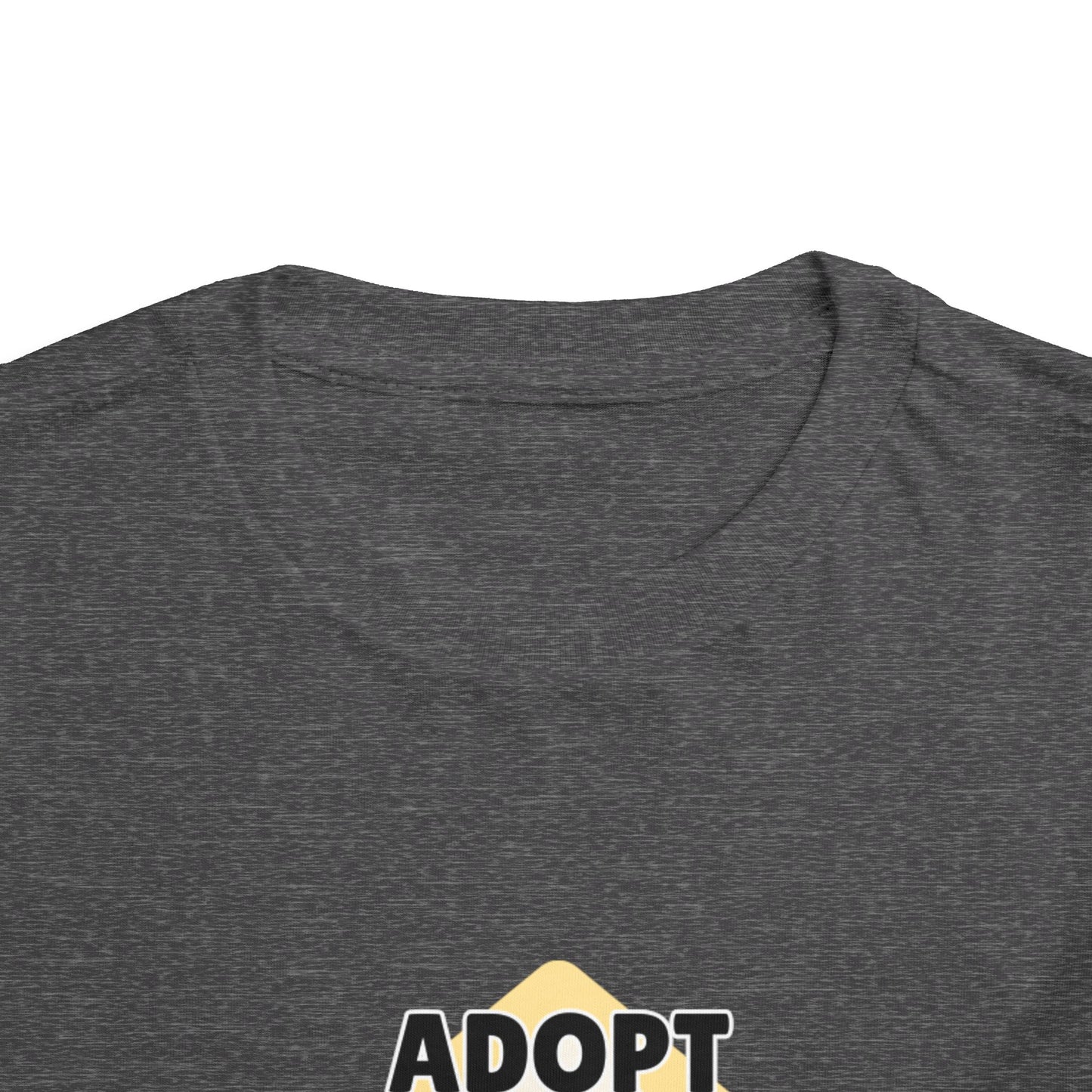 Toddler Sizes: Adopt Don't Shop Toddler Tee, Animal Rescue, Cute Animal Lover Shirt, Kids Apparel, Pet Adoption Awareness, Gift for Animal Lovers