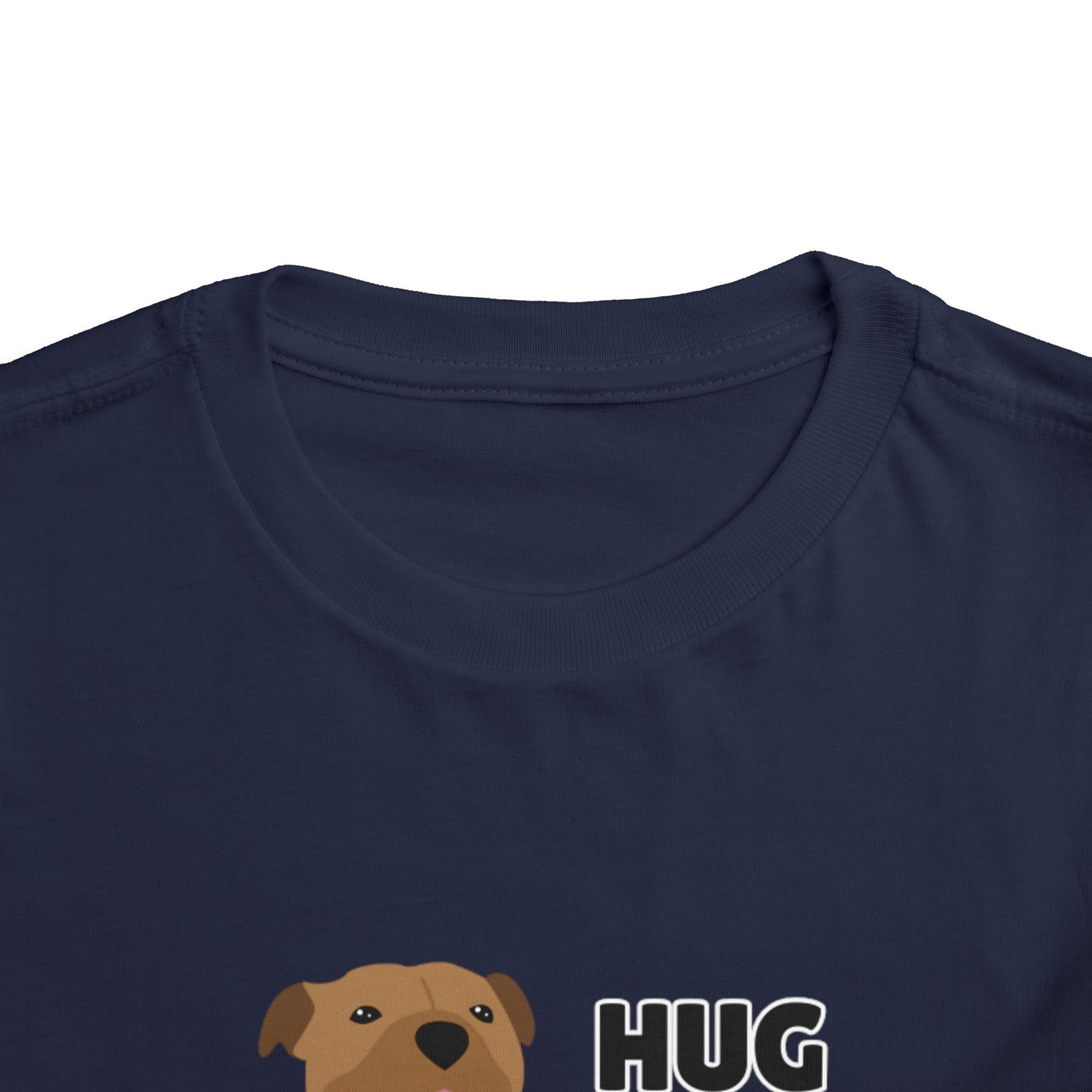 Toddler Sizes: Hug a Pitbull, Animal Rescue, Animal Adoption, Pit Bull Love Tee - Cute Short Sleeve Shirt for Kids, Animal Lovers Gift, Dog Lover Apparel, Playful Toddler Outfit, Funny Pet Tee