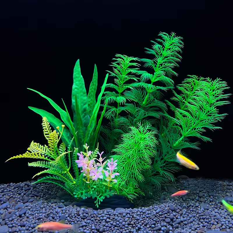 Artificial Aquarium Decor Plants Plastic Aquatic Plants Underwater Plants Aquarium Accessories