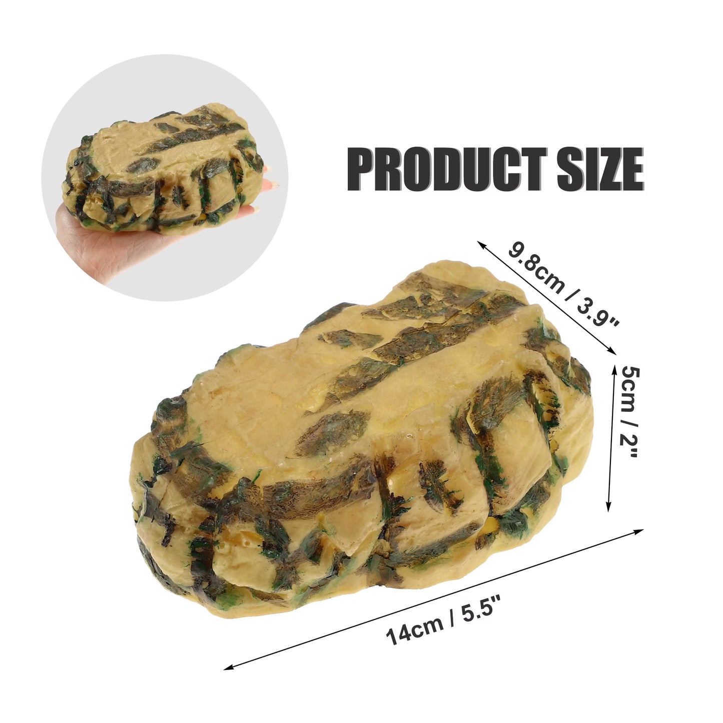 Reptile Float Island Turtle Basking Platform Simulated Lawn Aquarium Turtle Ladder Climbing Fish Tank Habitat Accessories