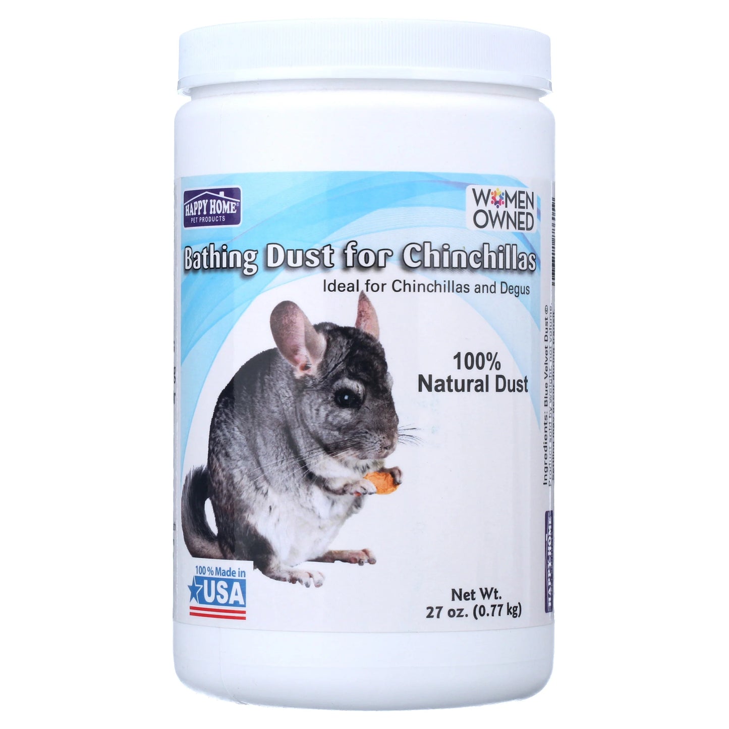 (2 Pack) Chinchilla Bathing Dust, Small Animal Habitats, 27 Oz
