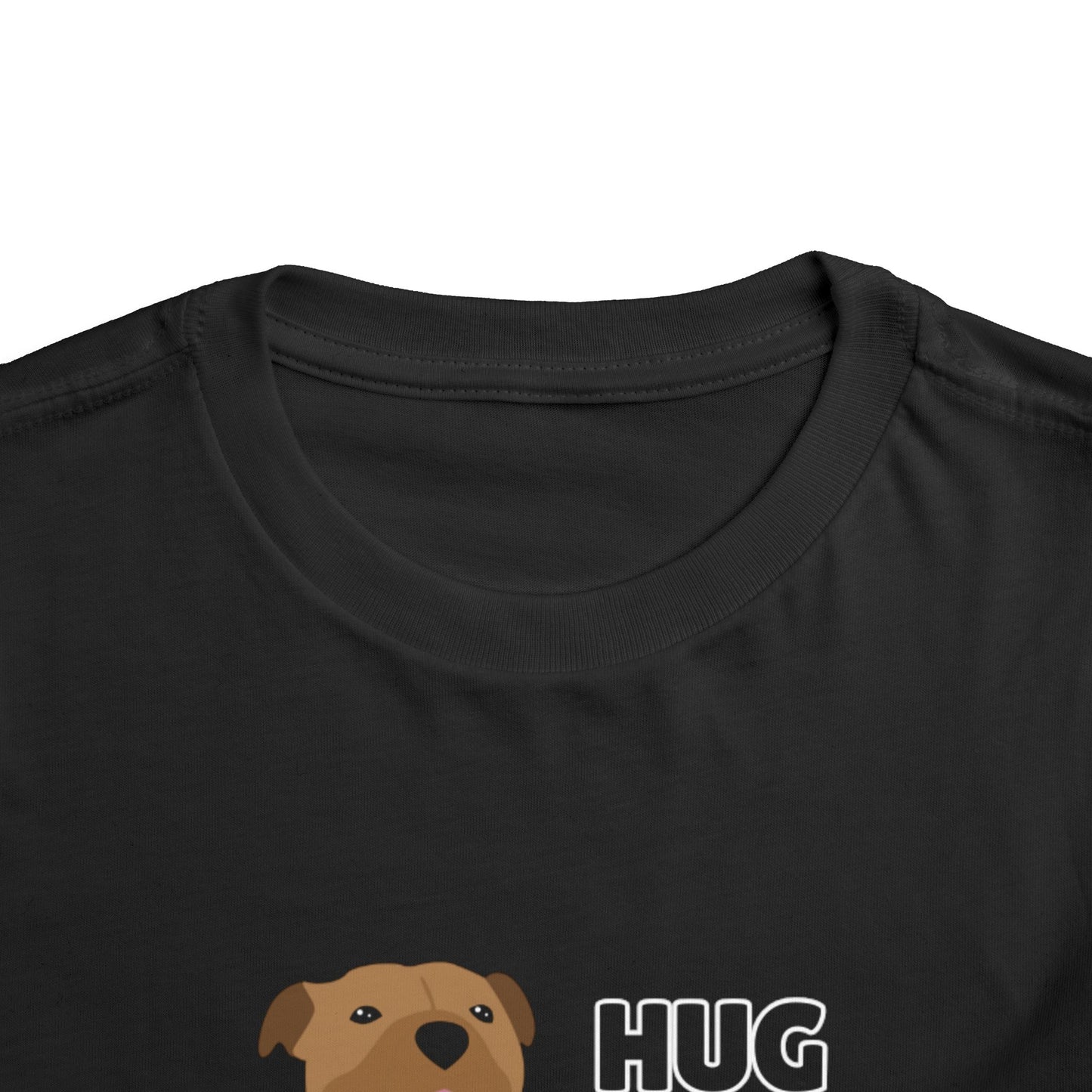 Toddler Sizes: Hug a Pitbull, Animal Rescue, Animal Adoption, Pit Bull Love Tee - Cute Short Sleeve Shirt for Kids, Animal Lovers Gift, Dog Lover Apparel, Playful Toddler Outfit, Funny Pet Tee