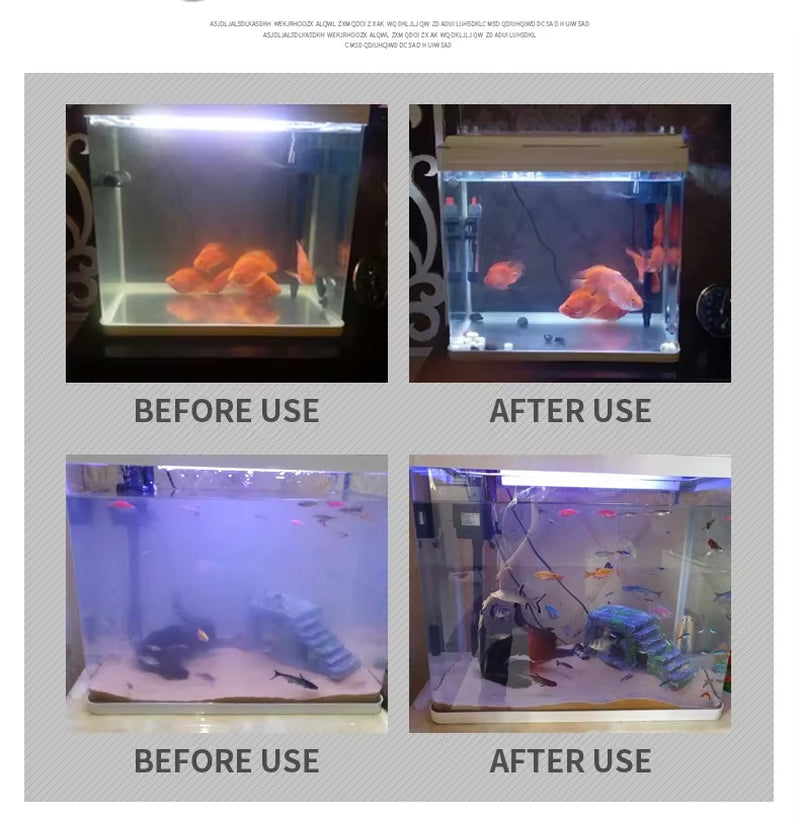 420G Aquarium Filter Media Activated Carbon Ceramic Ring Biological Ball Fish Tank External Internal Filter with Bag