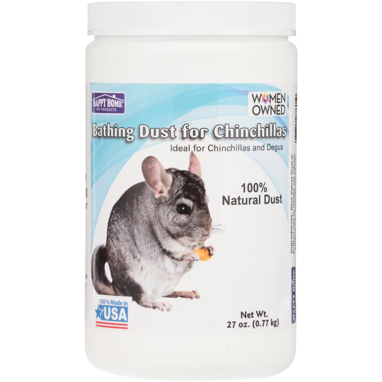 (2 Pack) Chinchilla Bathing Dust, Small Animal Habitats, 27 Oz