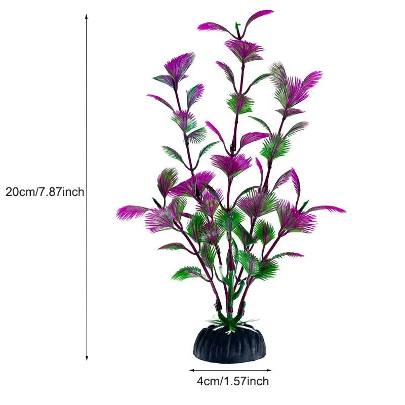Artificial Aquarium Decor Plants Plastic Aquatic Plants Underwater Plants Aquarium Accessories