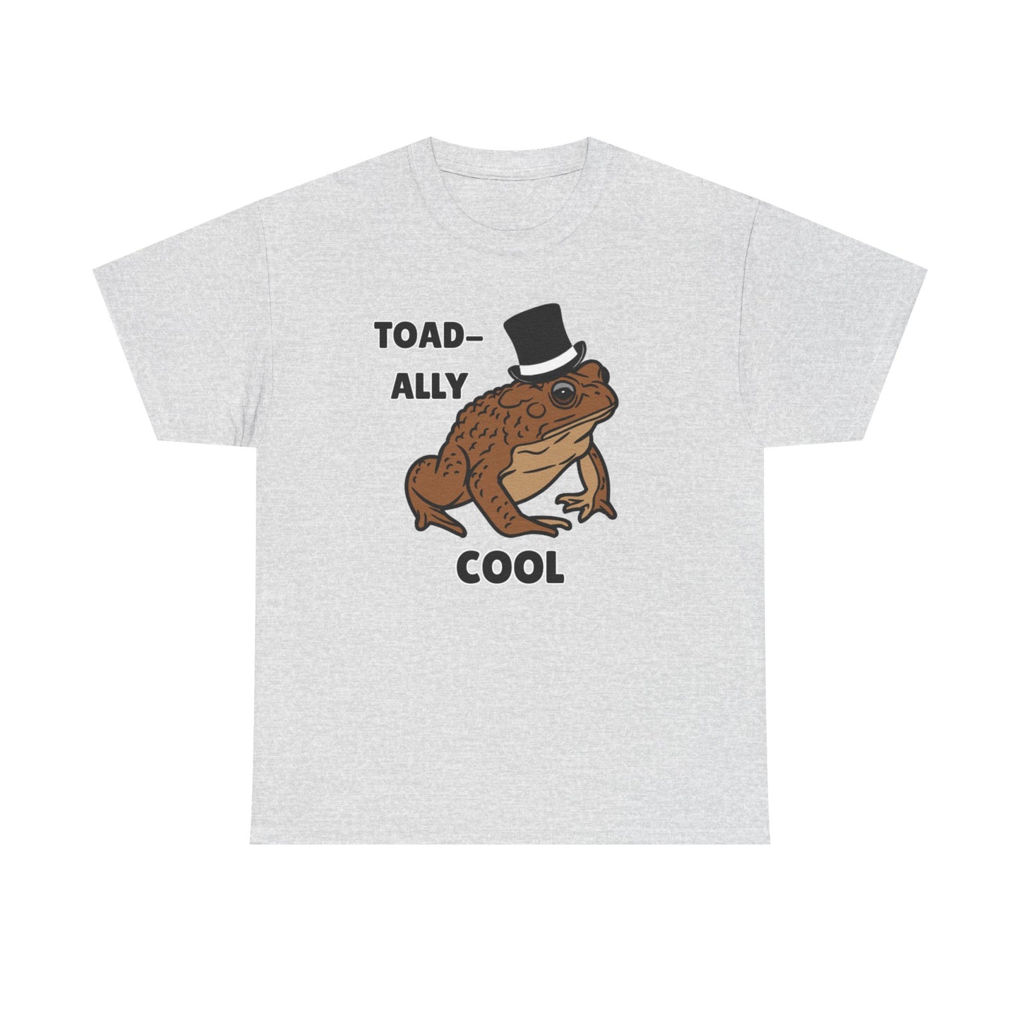 Adult Sizes: Toadally Cool Toad and Frog Tee, Unisex Cotton Shirt, Funny Frog Clothing, Gift for Nature Lovers, Casual Wear for Any Occasion