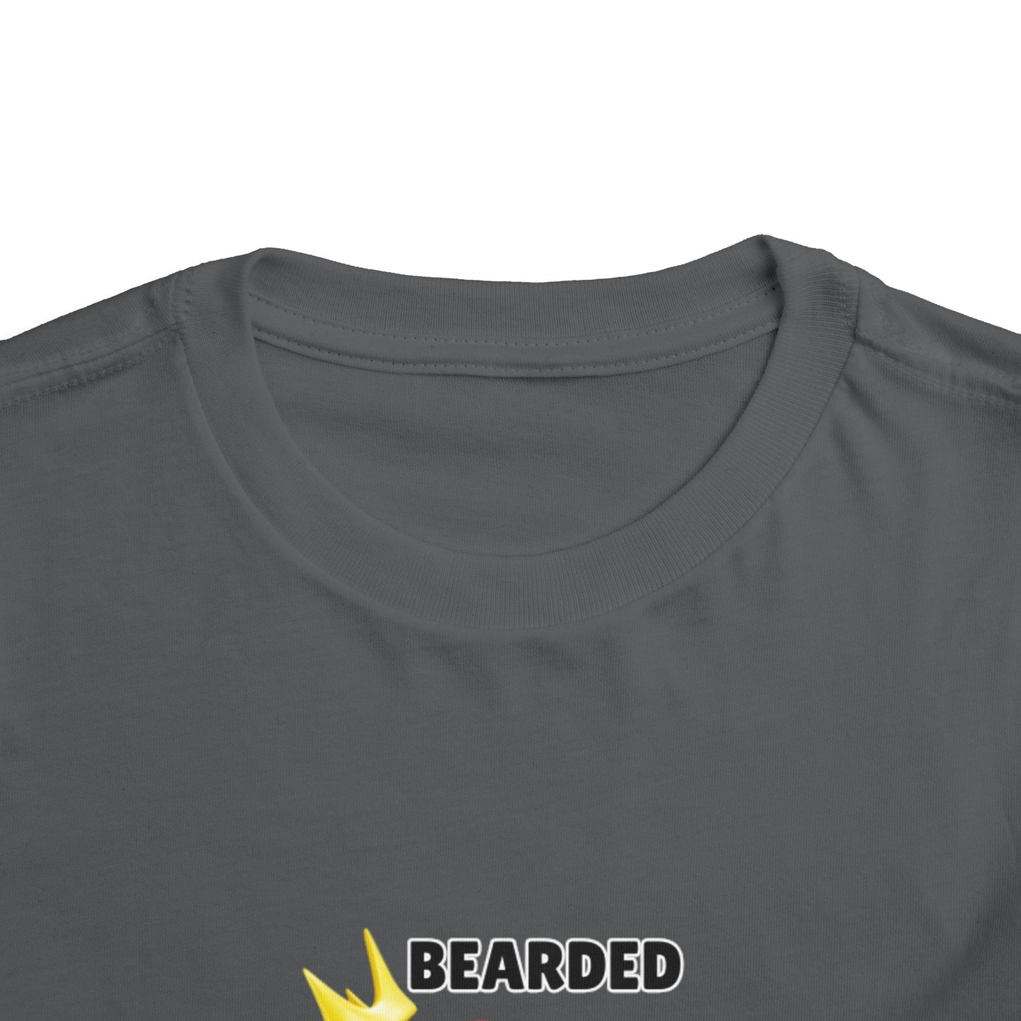 Toddler Sizes: Bearded & Brilliant Bearded Dragon Crown Toddler Tee - Fun Kids Reptile T-Shirt, Playdate Outfit, Unique Toddler Fashion, Cute Child's Clothing