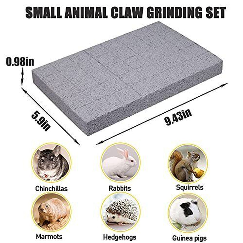Rabbit Scratch Foot Pads 2Pack Bunny Grinding Claw Pad Small Animals Lava Gri...
