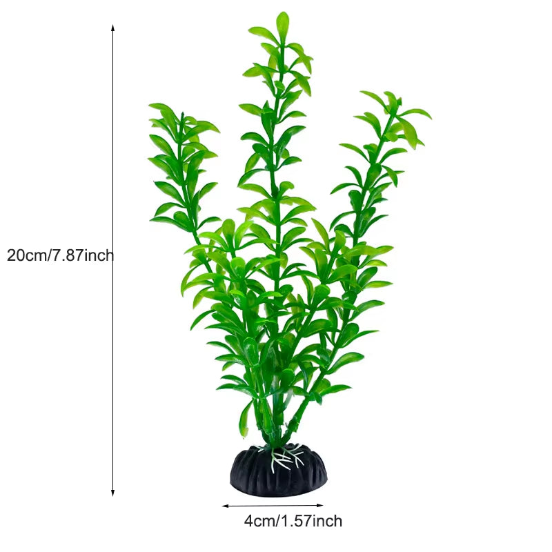 Artificial Aquarium Decor Plants Plastic Aquatic Plants Underwater Plants Aquarium Accessories