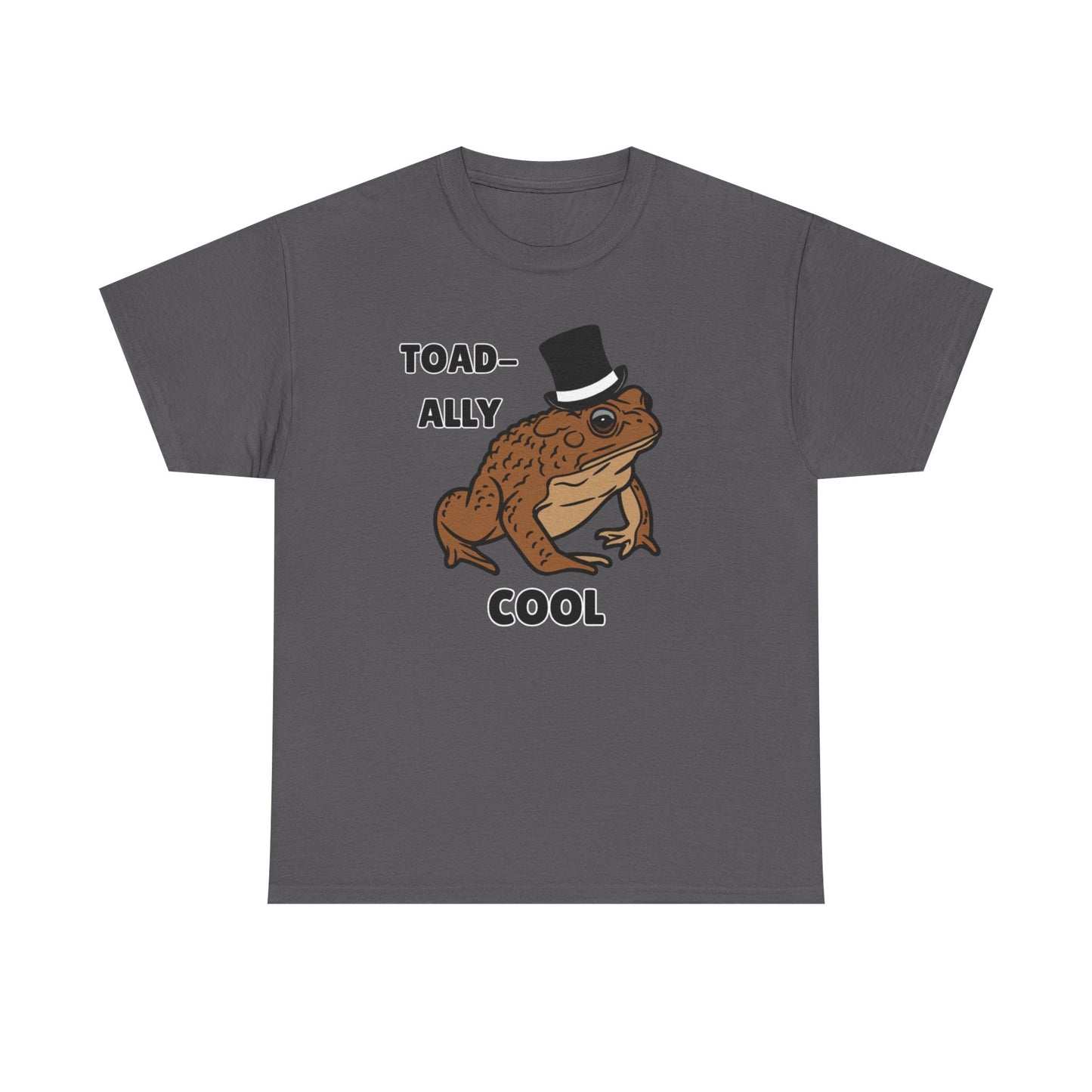 Adult Sizes: Toadally Cool Toad and Frog Tee, Unisex Cotton Shirt, Funny Frog Clothing, Gift for Nature Lovers, Casual Wear for Any Occasion