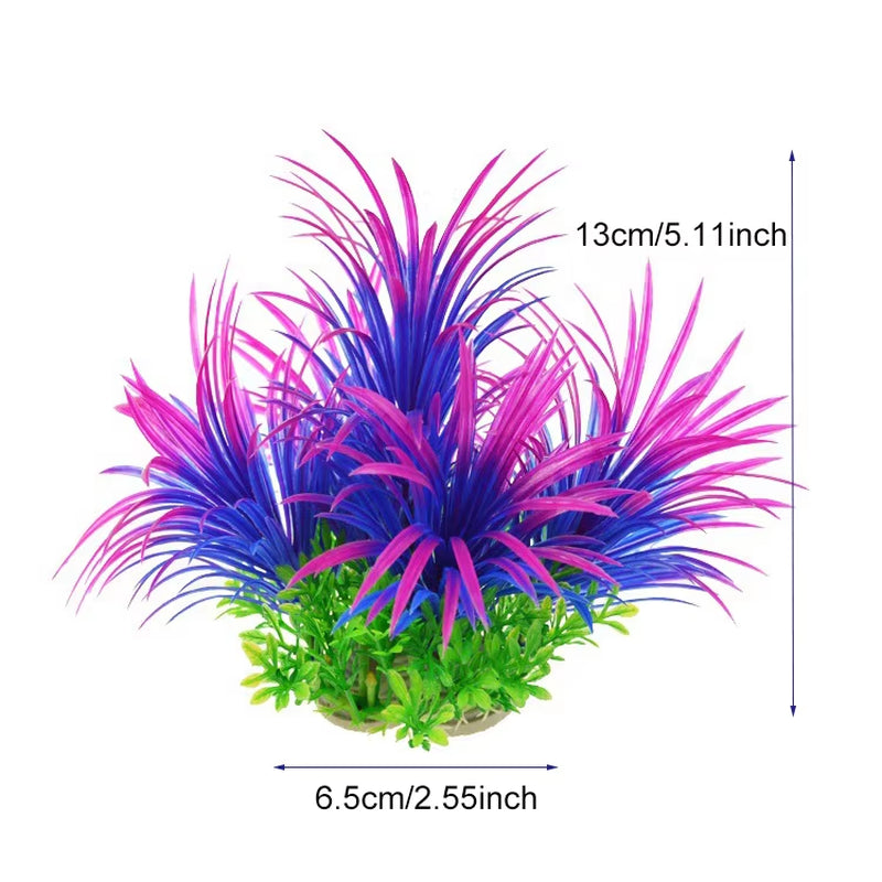 Artificial Aquarium Decor Plants Plastic Aquatic Plants Underwater Plants Aquarium Accessories