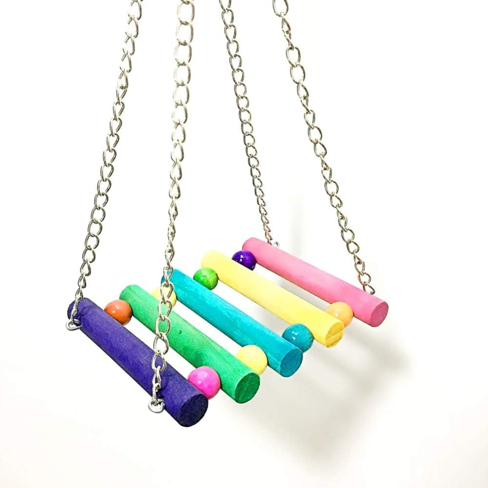 Pet Hammock Hamster Hanging Toy, 3 Piece Set House Hanging Bed Cage Toys for Small Animal Sugar Glider Squirrel Chinchilla Hamster Rat Playing Sleeping