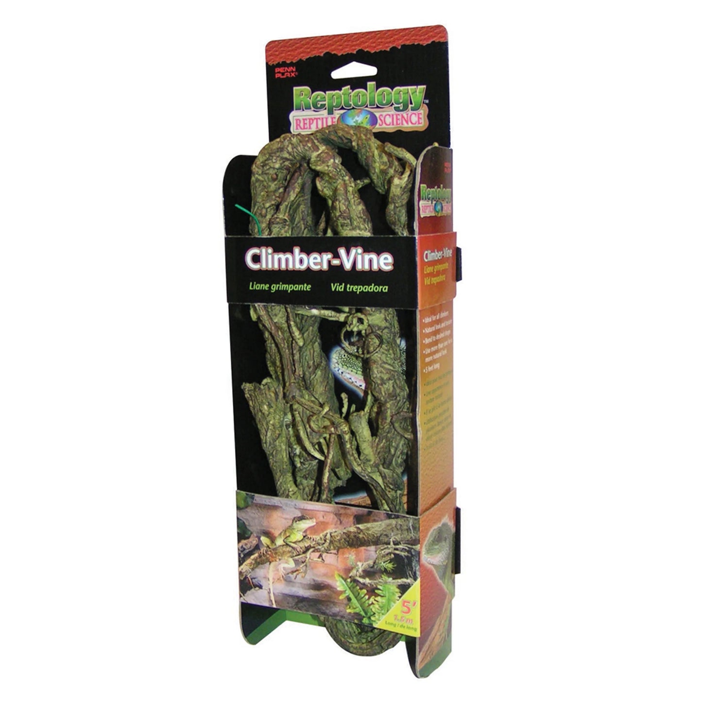 Reptology Climber Vine for Reptiles – Green – 5 Feet